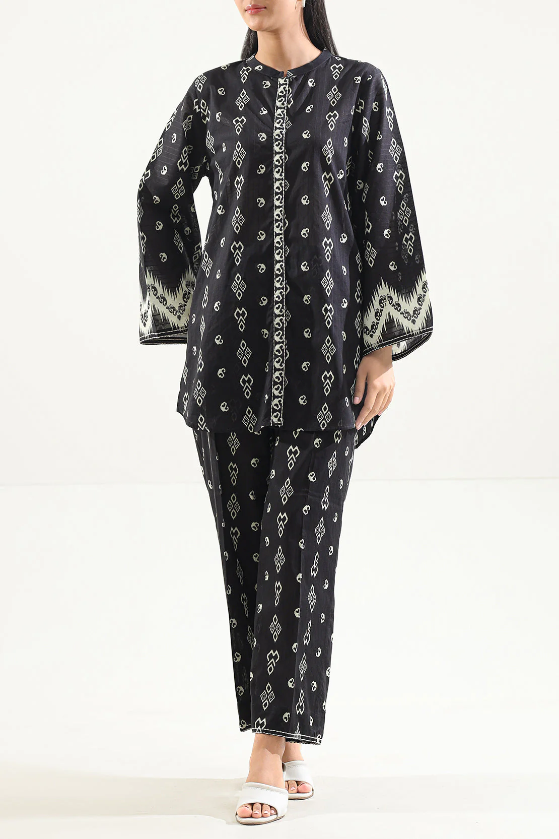 Printed Lawn Stitched 2 Piece (Shirt/Trouser)