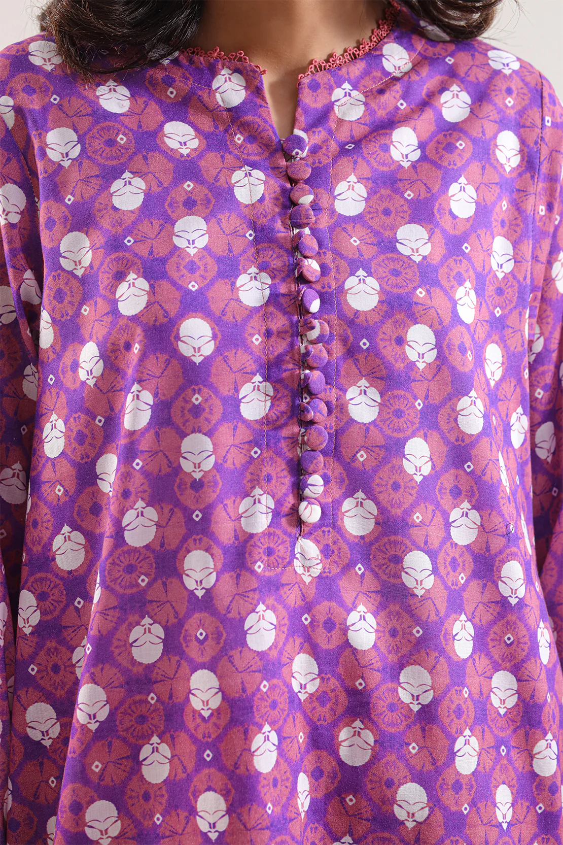 Printed Lawn Stitched 2 Piece (Shirt/Trouser) - Image 5