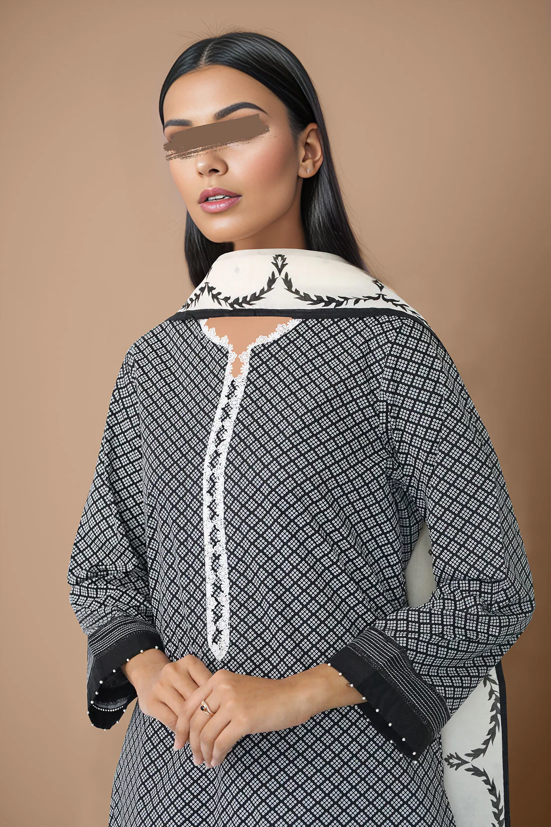 Printed Lawn Stitched 2 Piece (Shirt/Trouser) - Image 3