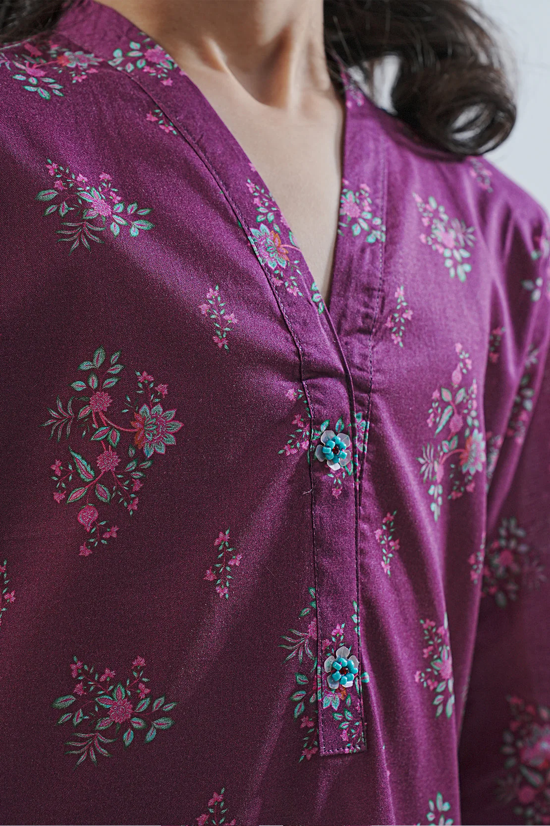 Printed Lawn Stitched 2 Piece (Shirt/Trouser) For Kids - Image 7