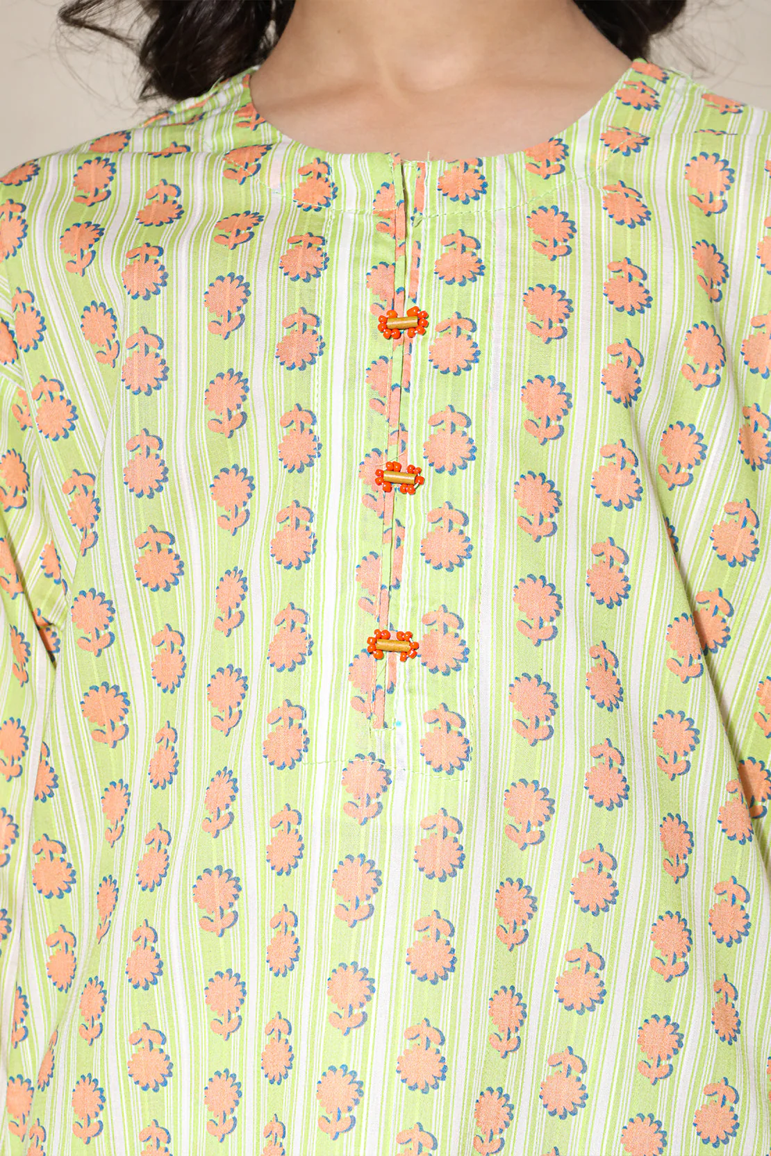 Printed Lawn Stitched 2 Piece (Shirt/Trouser) For Kids - Image 6