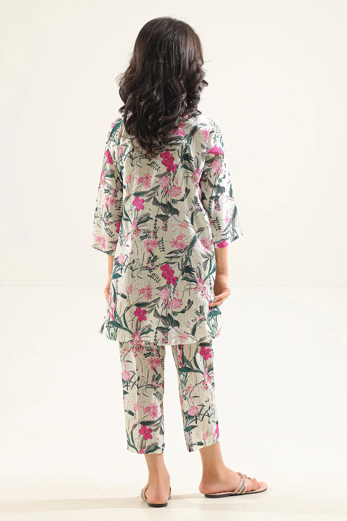 Printed Lawn Stitched 2 Piece (Shirt/Trouser) For Kids - Image 4