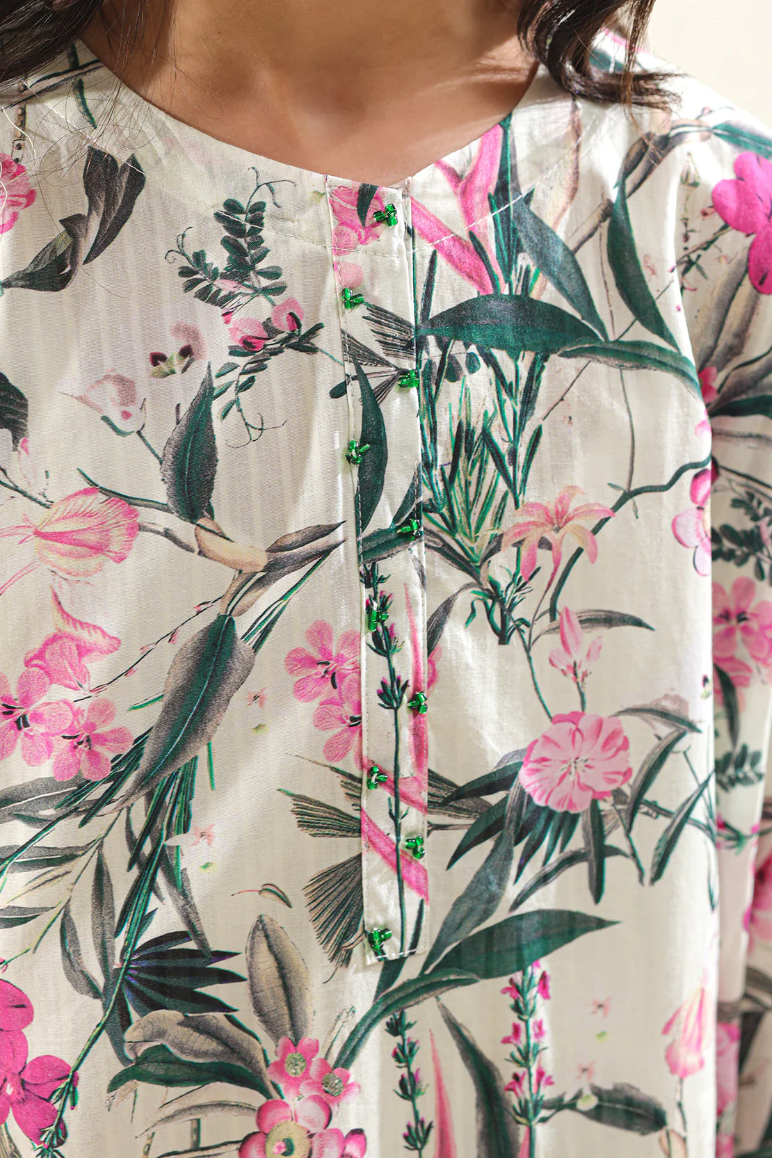 Printed Lawn Stitched 2 Piece (Shirt/Trouser) For Kids - Image 5