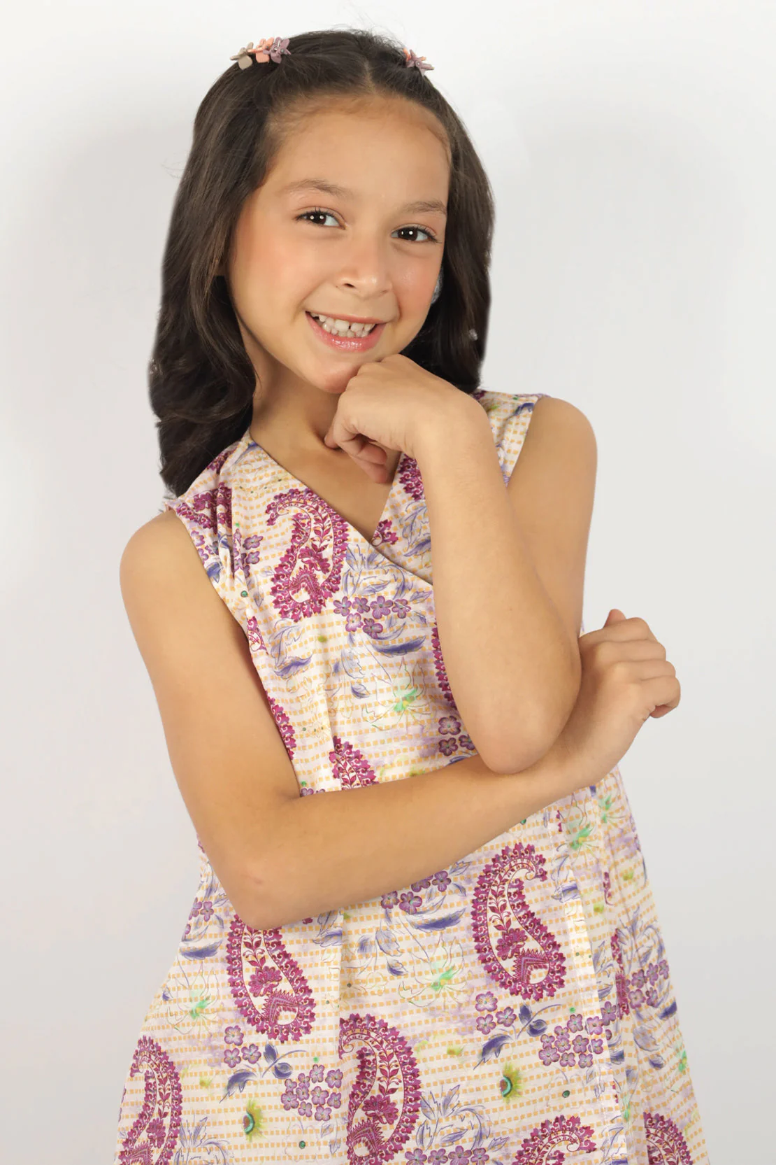 Printed Lawn Stitched 2 Piece (Shirt/Trouser) For Kids - Image 3