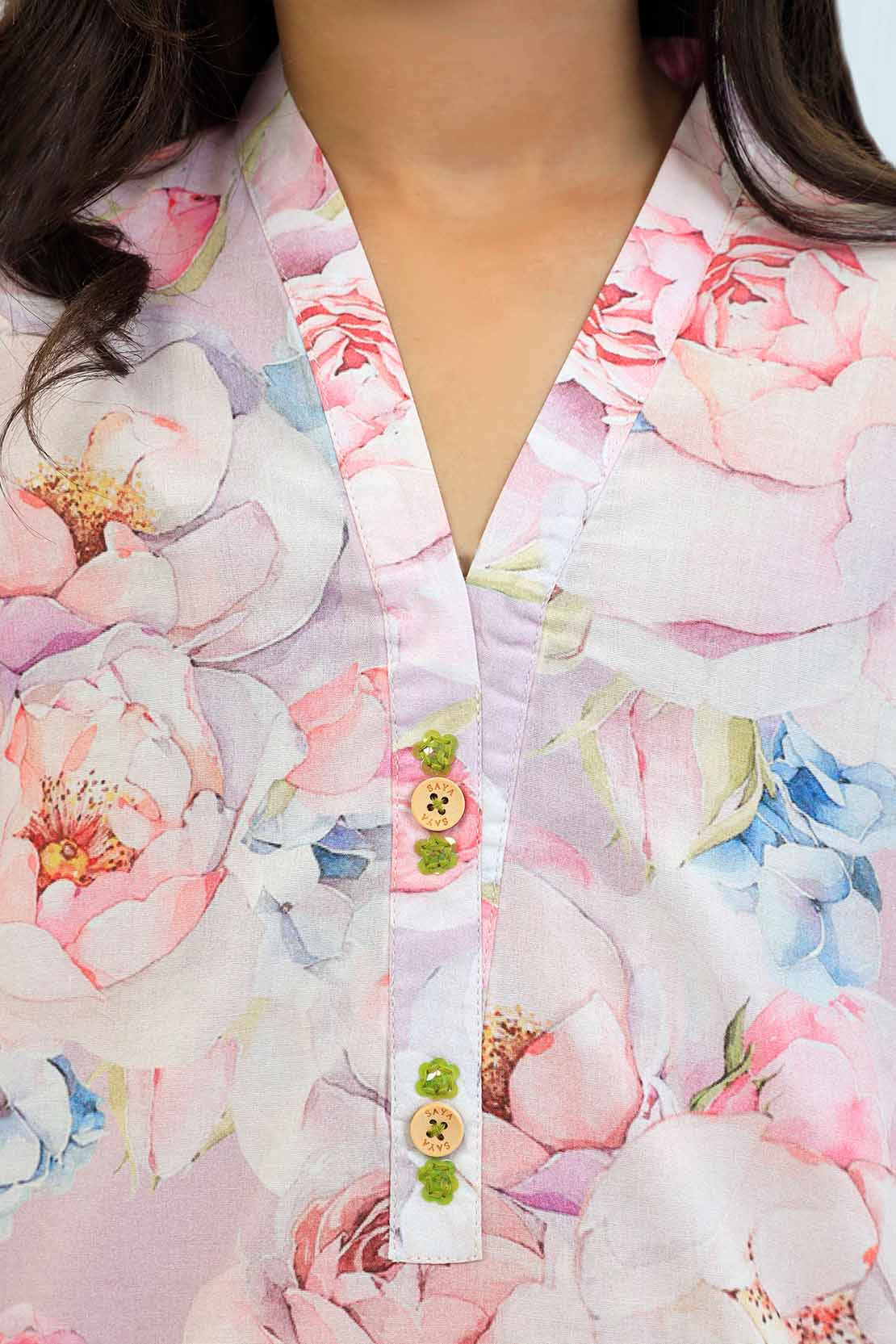 Printed Lawn Stitched 2 Piece (Shirt/Trouser) For Kids - Image 3