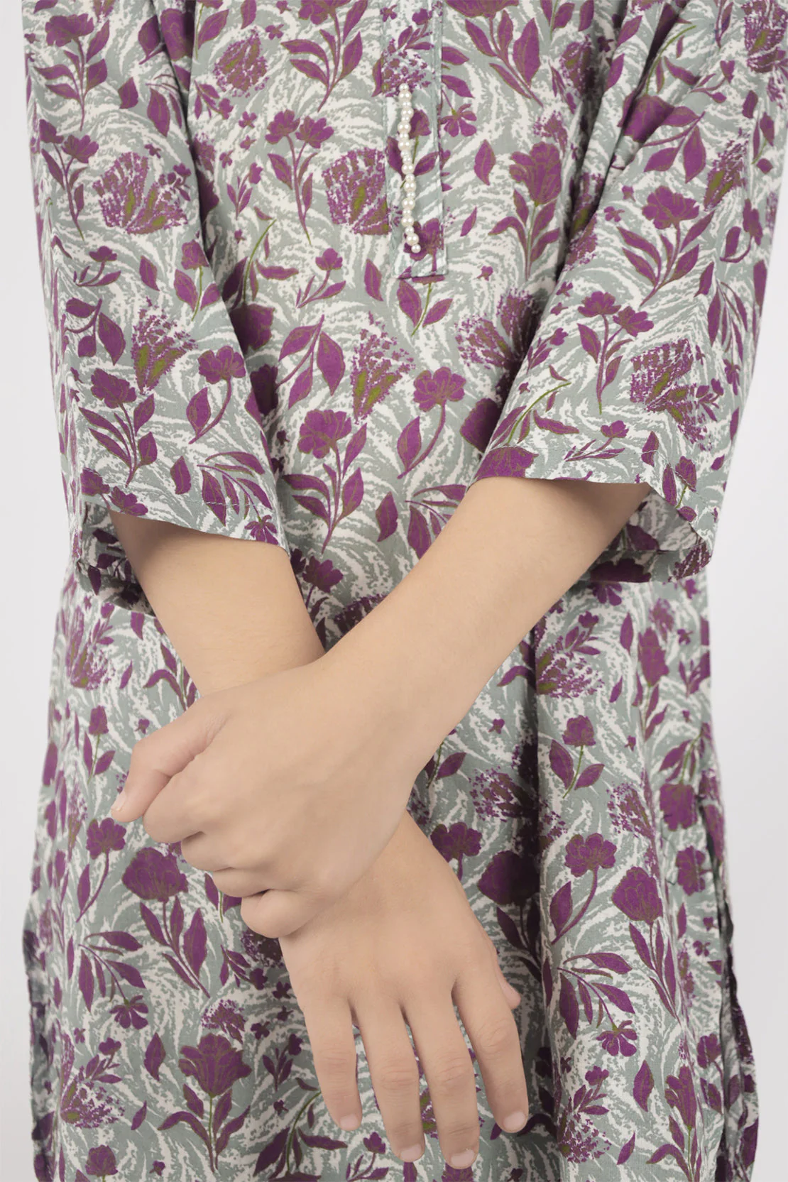 Printed Lawn Stitched 2 Piece (Shirt/Trouser) For Kids - Image 5