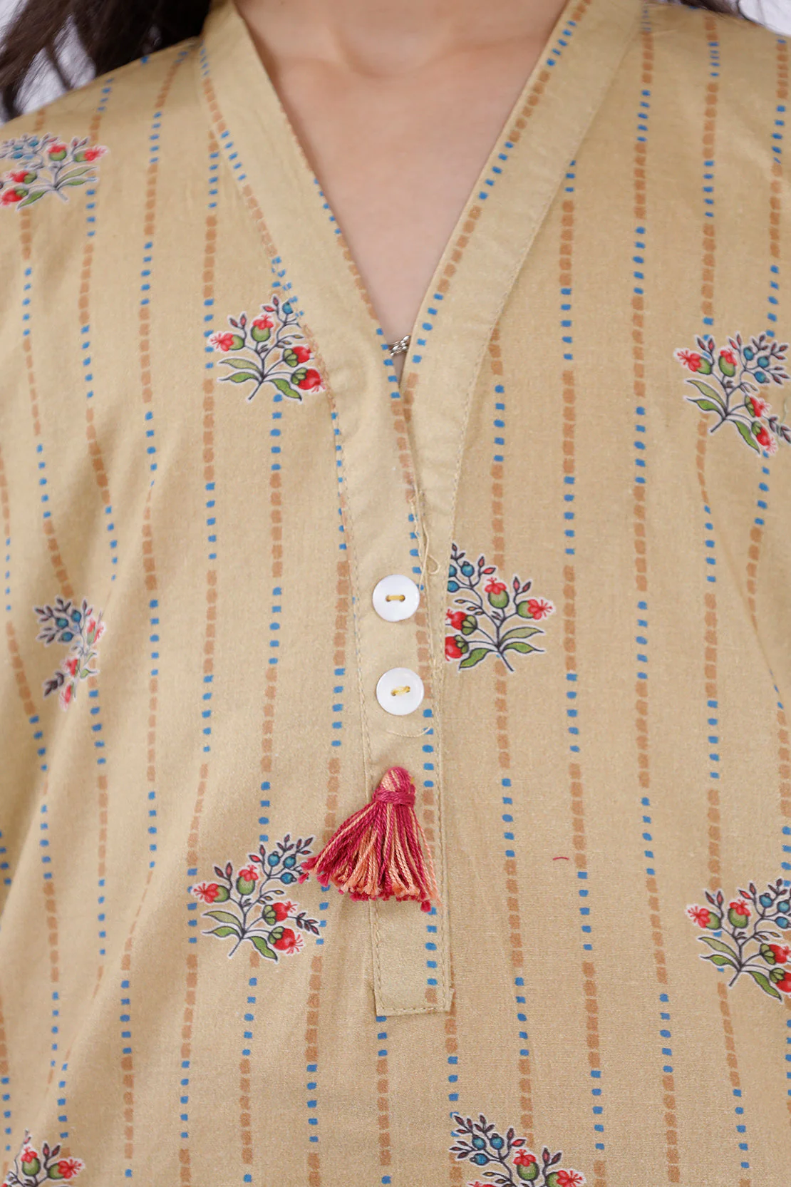 Printed Lawn Stitched 2 Piece (Shirt/Trouser)  For Kids - Image 4