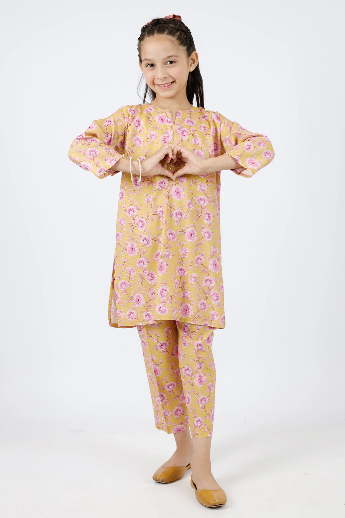 Printed Lawn Stitched 2 Piece (Shirt/Trouser) For Kids - Image 2