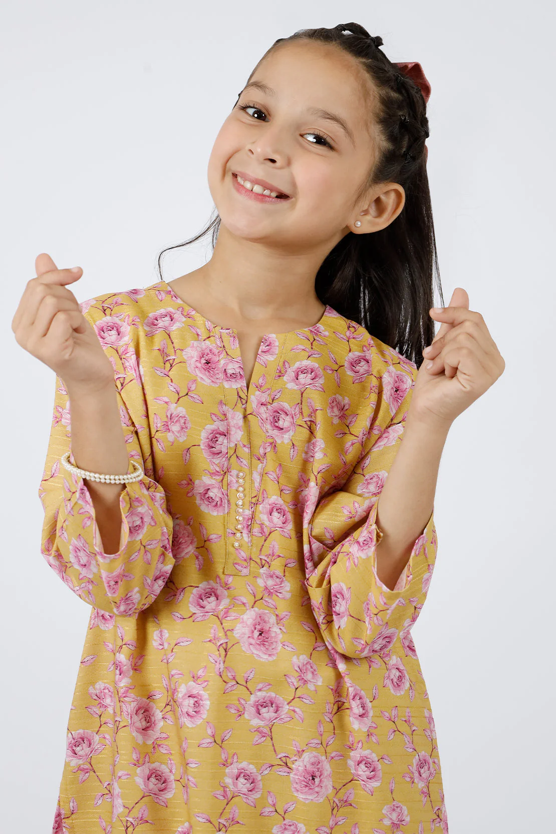 Printed Lawn Stitched 2 Piece (Shirt/Trouser) For Kids - Image 4