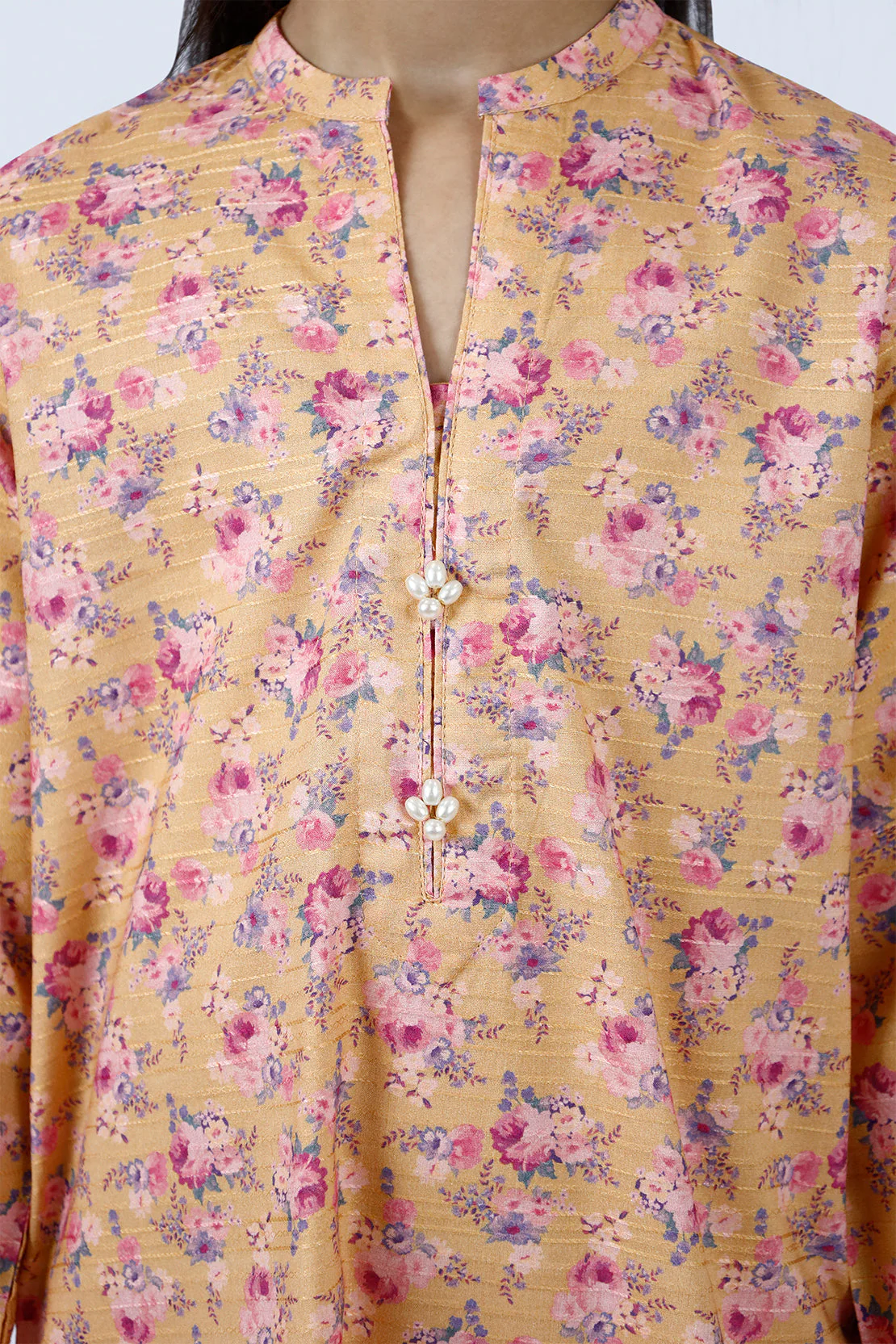 Printed Lawn Stitched 2 Piece (Shirt/Trouser)  For Kids - Image 6