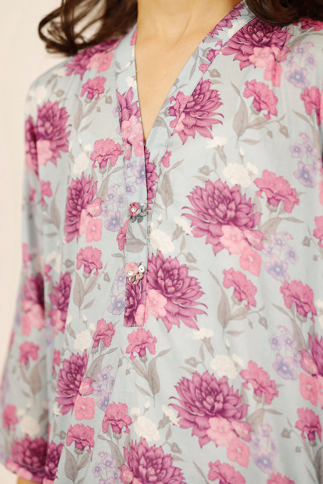 Printed Lawn Stitched 2 Piece (Shirt/Trouser)  For Kids - Image 5