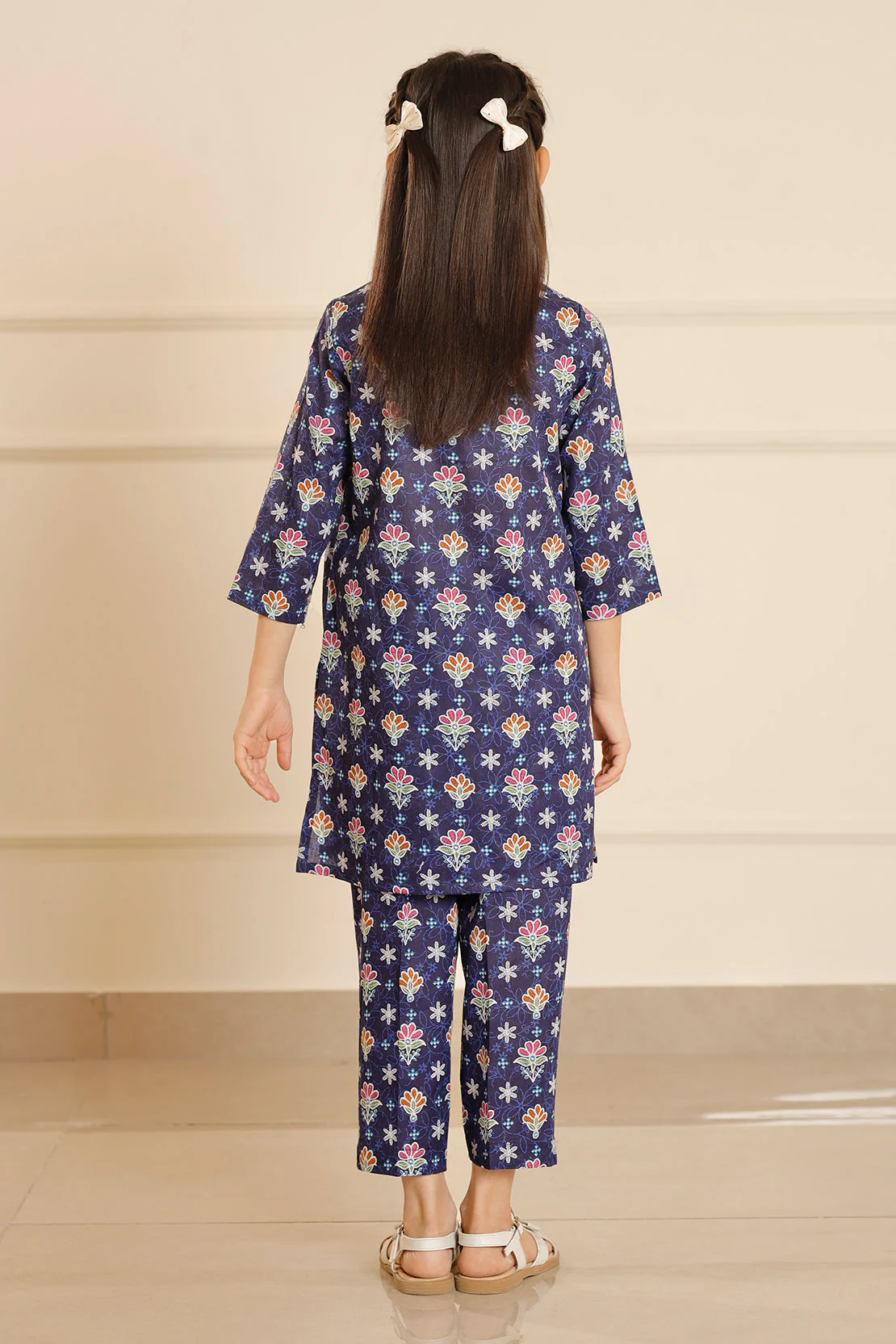 Printed Lawn Stitched 2 Piece (Shirt/Trouser) For Kids - Image 4