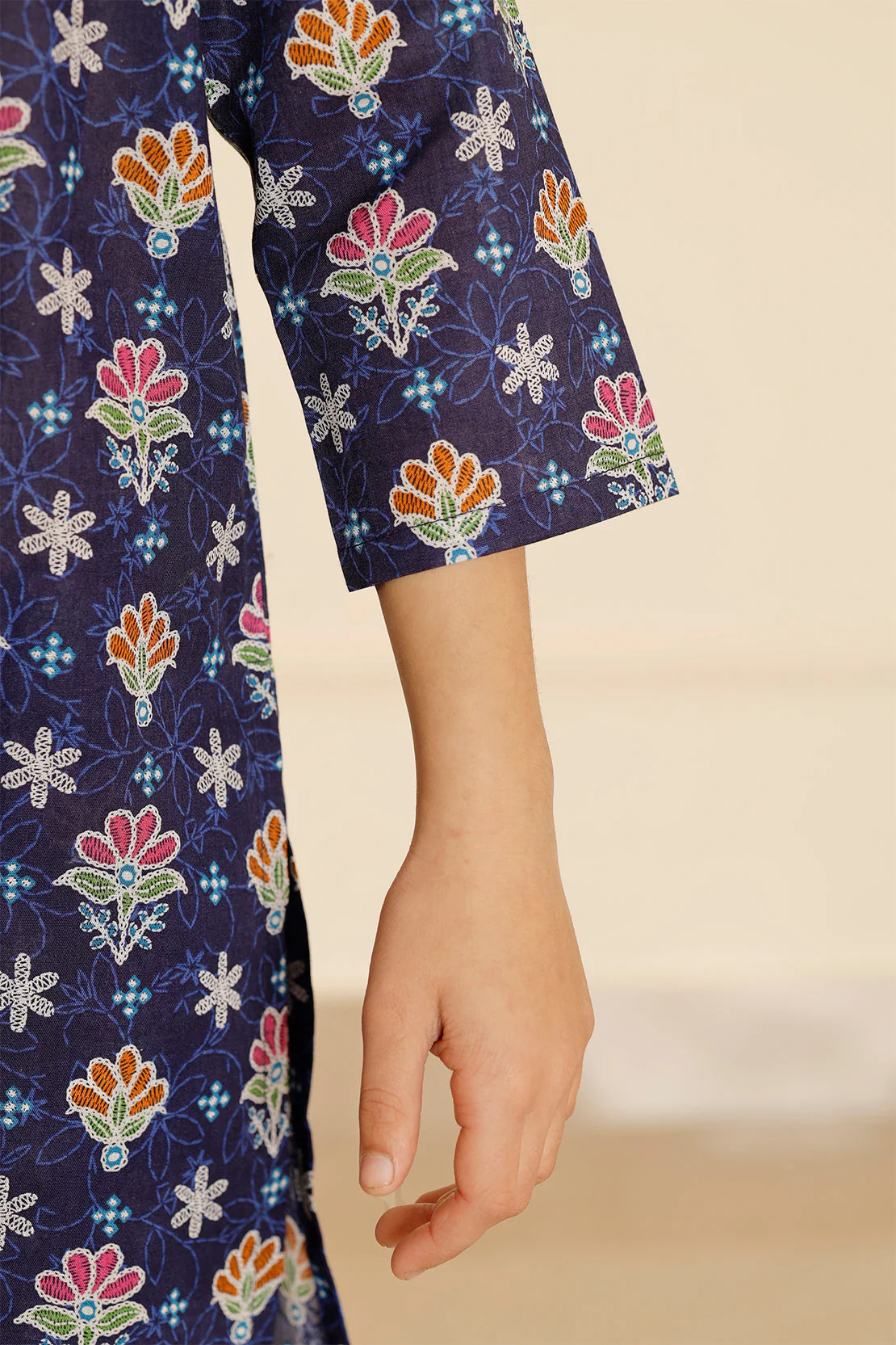 Printed Lawn Stitched 2 Piece (Shirt/Trouser) For Kids - Image 7