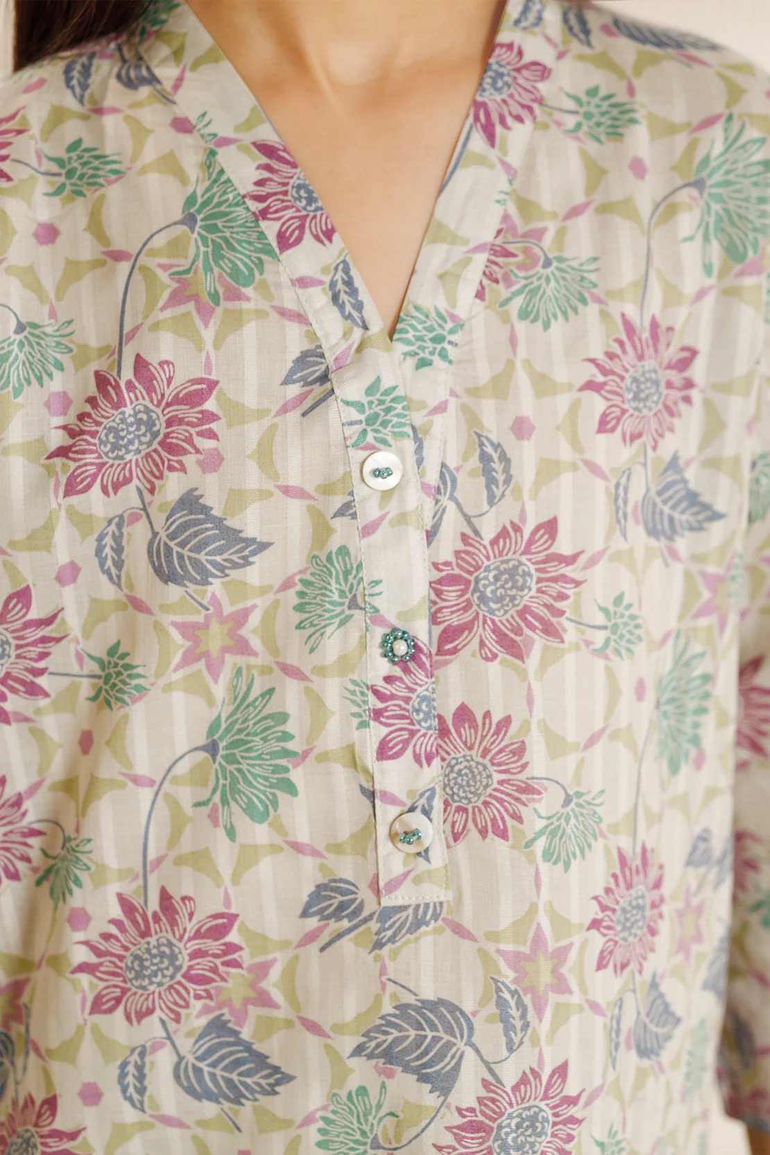 Printed Lawn Stitched 2 Piece (Shirt/Trouser) For Kids - Image 6