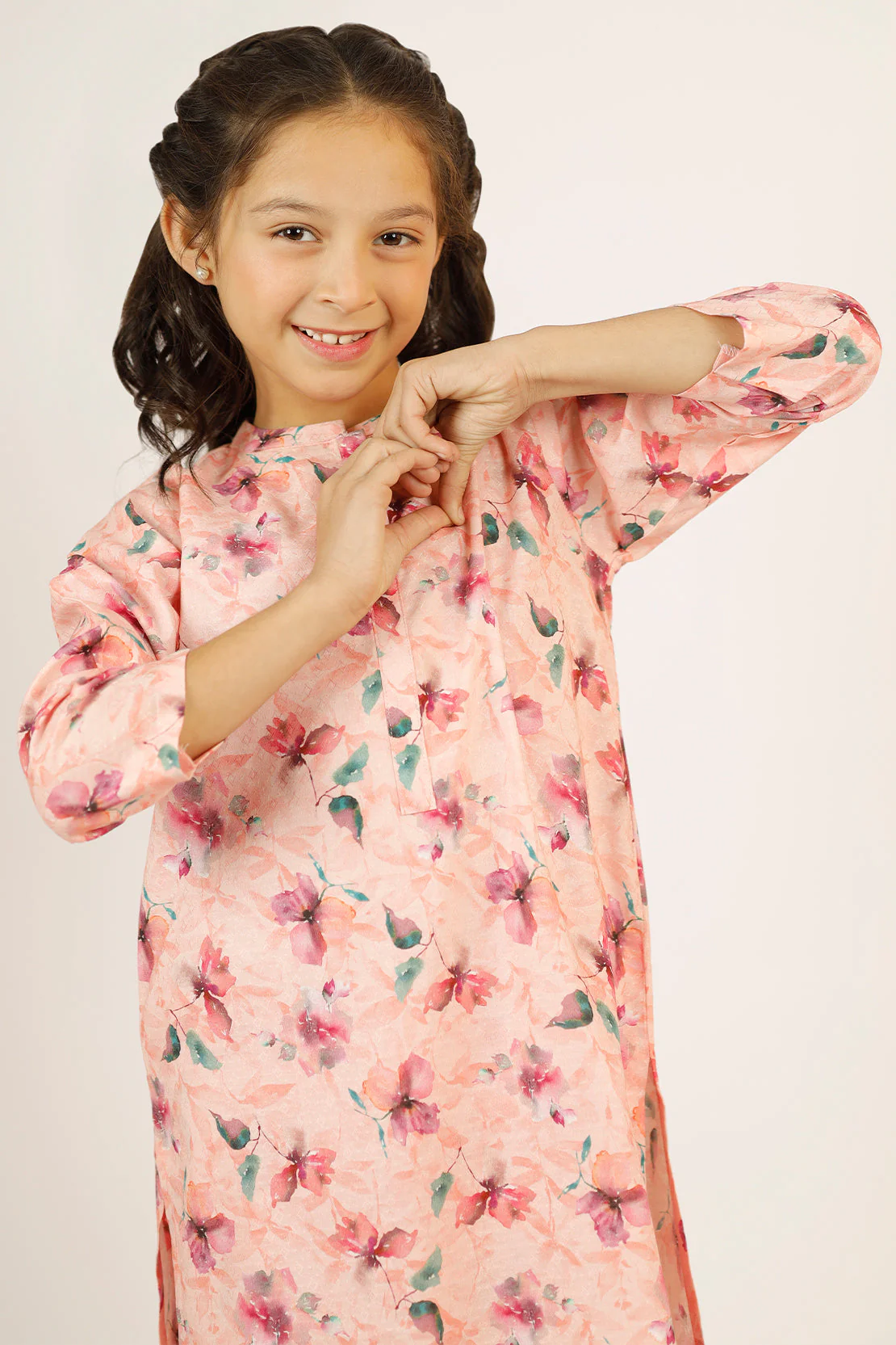Printed Lawn Stitched 2 Piece (Shirt/Trouser) For Kids