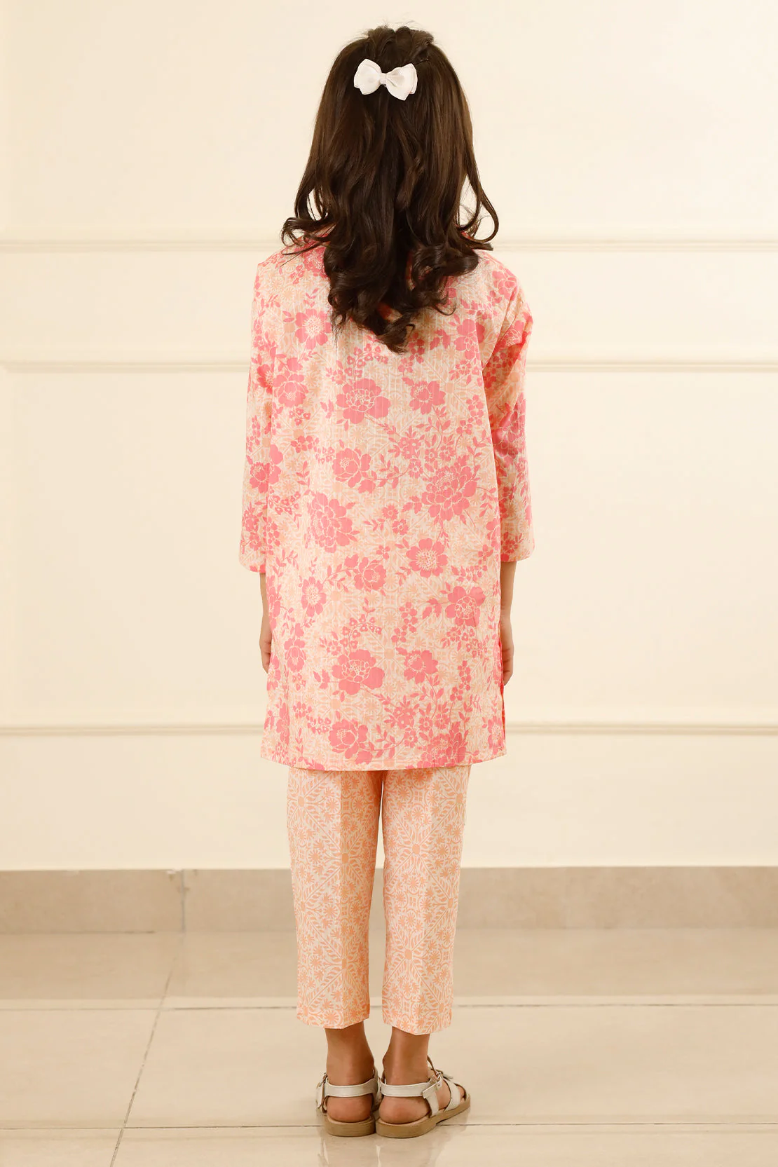 Printed Lawn Stitched 2 Piece (Shirt/Trouser)  For Kids - Image 6