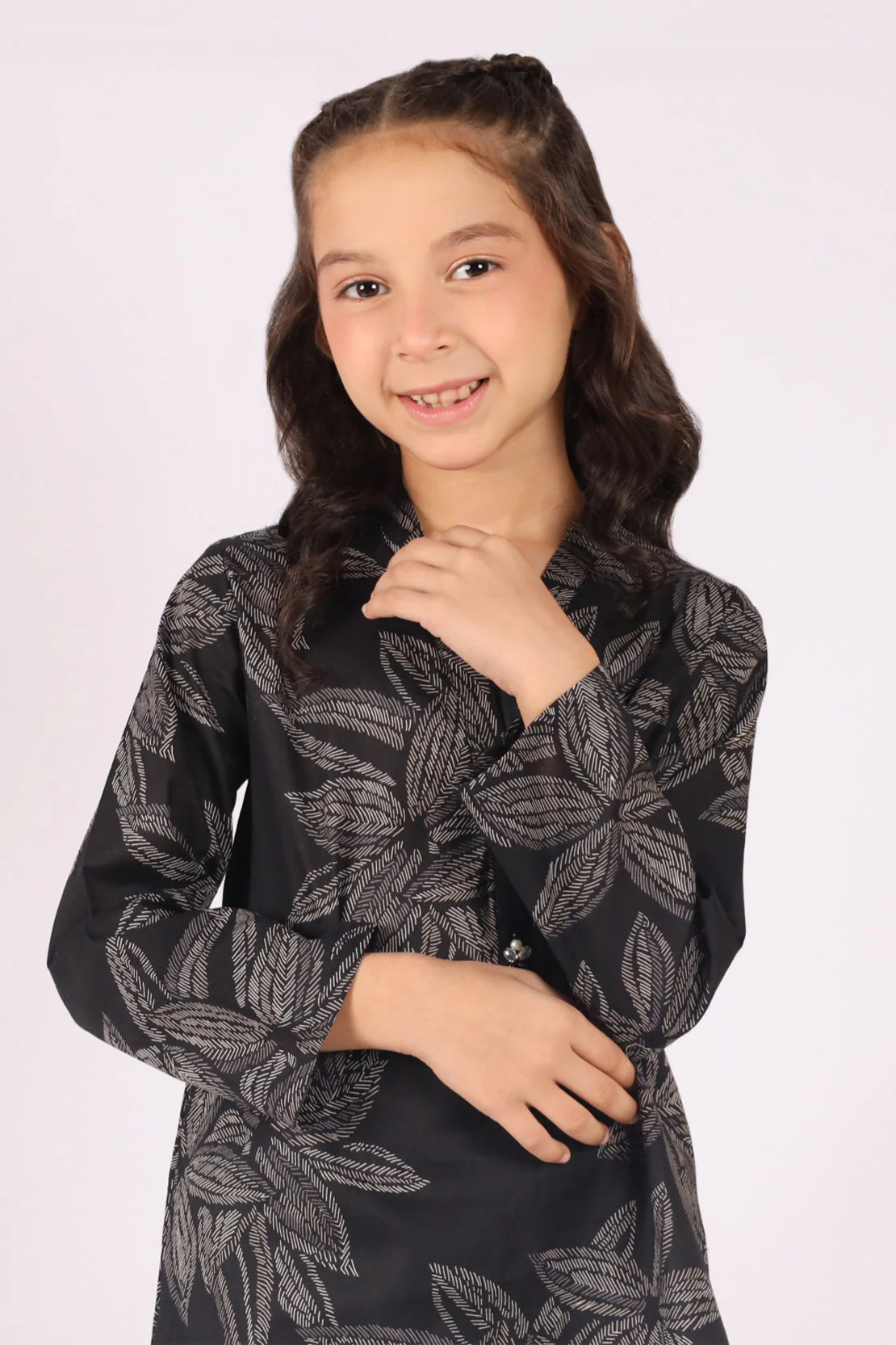 Printed Lawn Stitched 2 Piece (Shirt/Trouser) For Kids - Image 2