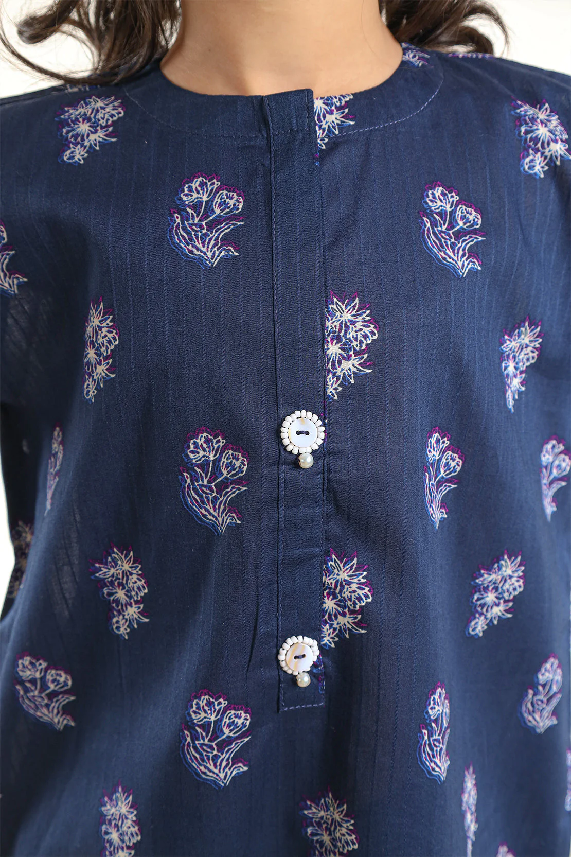 Printed Lawn Stitched 2 Piece (Shirt/Trouser)  For Kids - Image 6