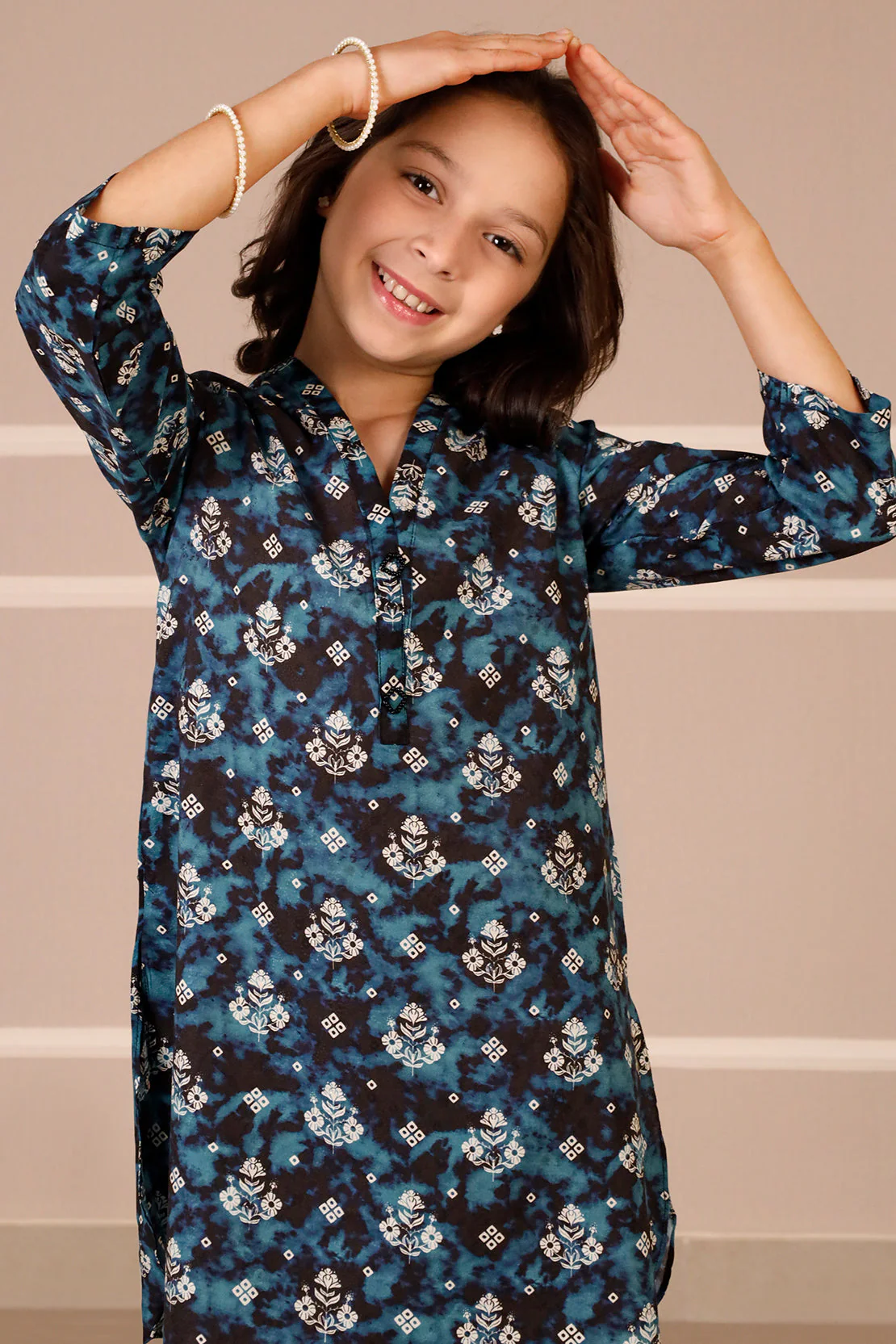Printed Lawn Stitched 2 Piece (Shirt/Trouser) For Kids