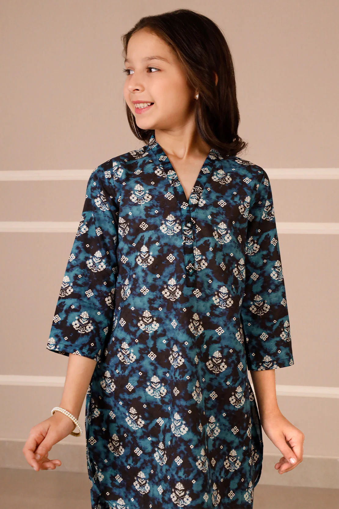 Printed Lawn Stitched 2 Piece (Shirt/Trouser) For Kids - Image 6