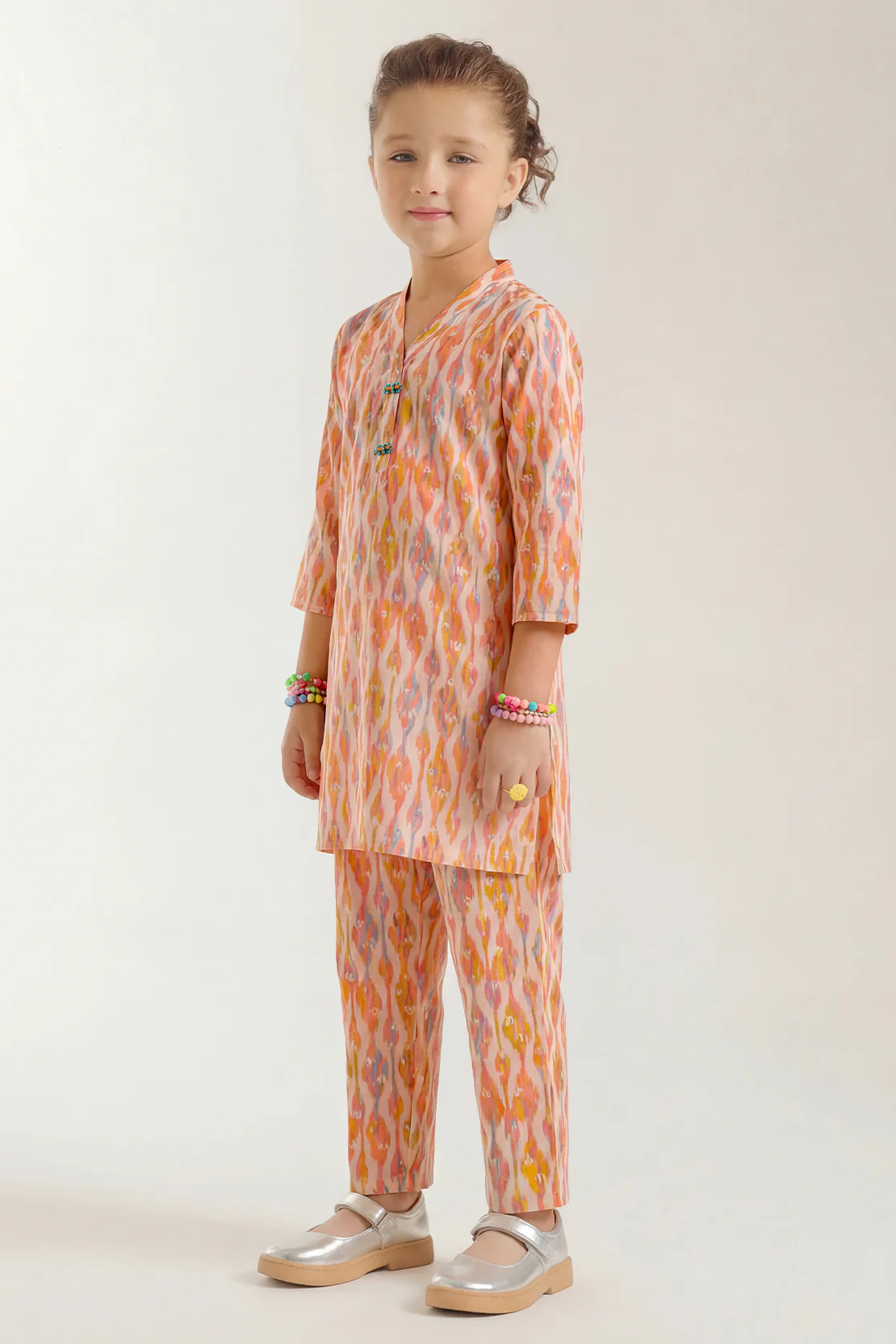 Printed Lawn Stitched 2 Piece (Shirt/Trouser) For Kids