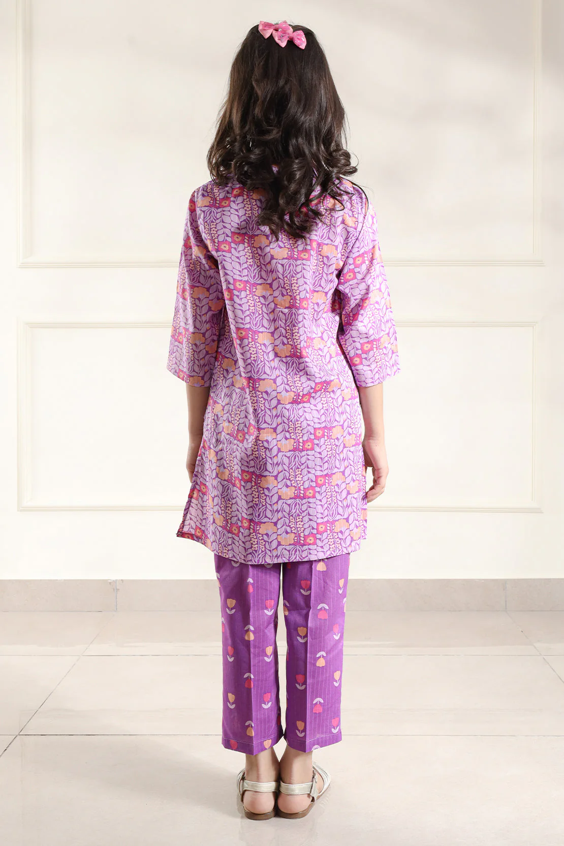 Printed Lawn Stitched 2 Piece (Shirt/Trouser)  For Kids - Image 10