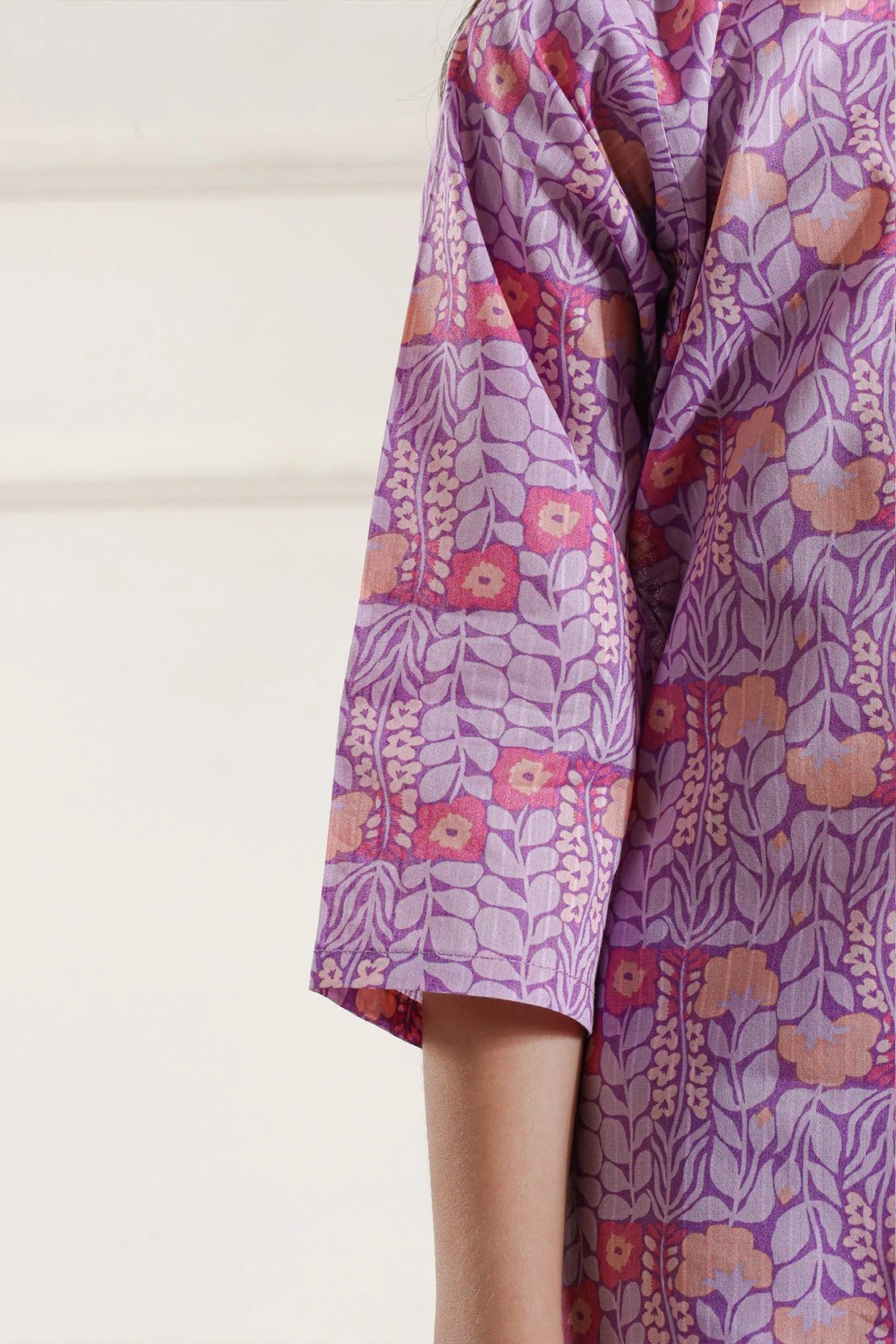 Printed Lawn Stitched 2 Piece (Shirt/Trouser)  For Kids - Image 9