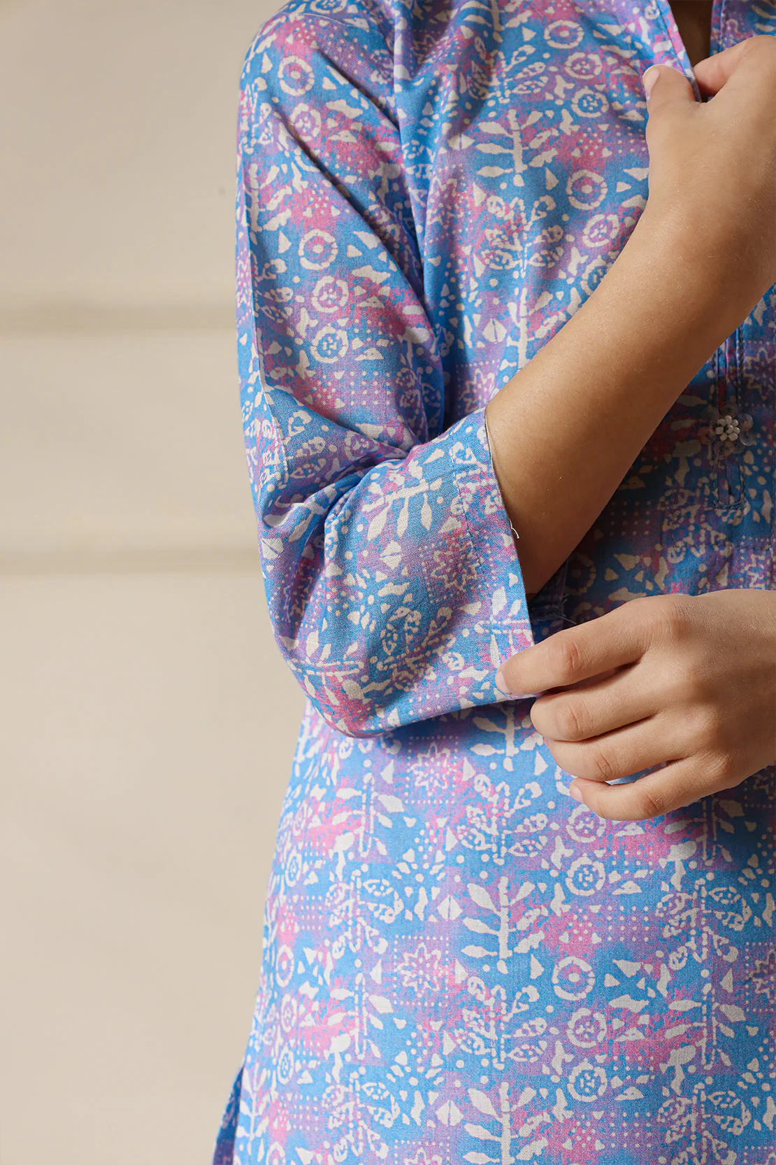 Printed Lawn Stitched 2 Piece (Shirt/Trouser)  For Kids - Image 6