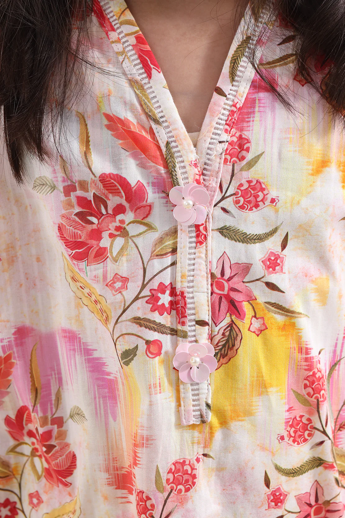 Printed Lawn Stitched 2 Piece (Shirt/Trouser) For Kids - Image 4