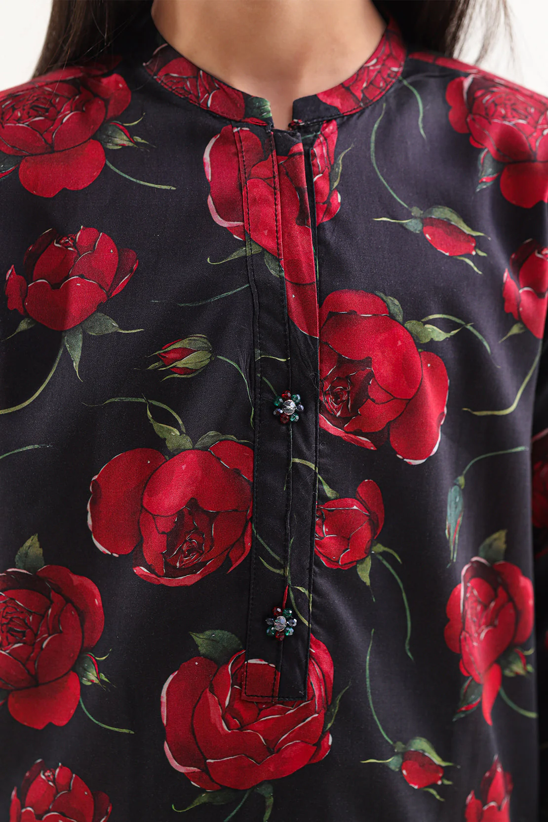 Printed Arabic Premium Lawn Stitched 2 Piece (Shirt/Trouser)  For Kids - Image 5