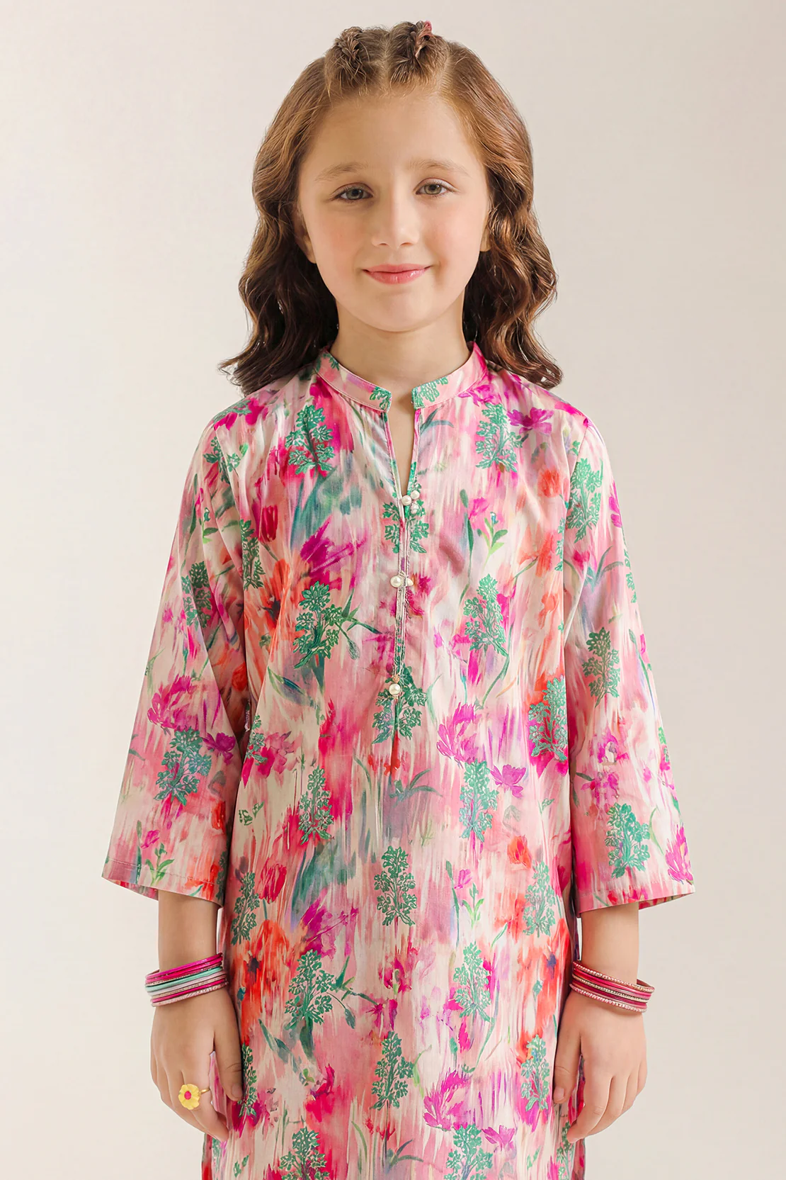 Printed Lawn Stitched 2 Piece (Shirt/Trouser) For Kids - Image 2