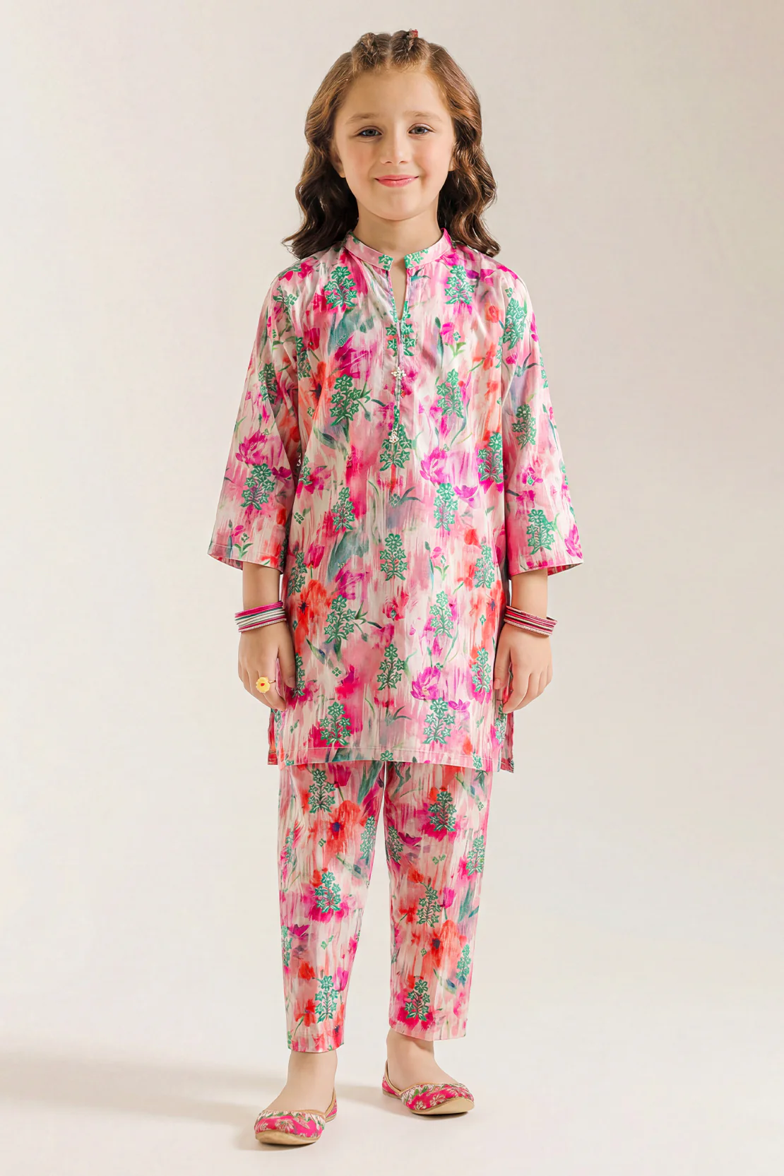 Printed Lawn Stitched 2 Piece (Shirt/Trouser) For Kids - Image 3