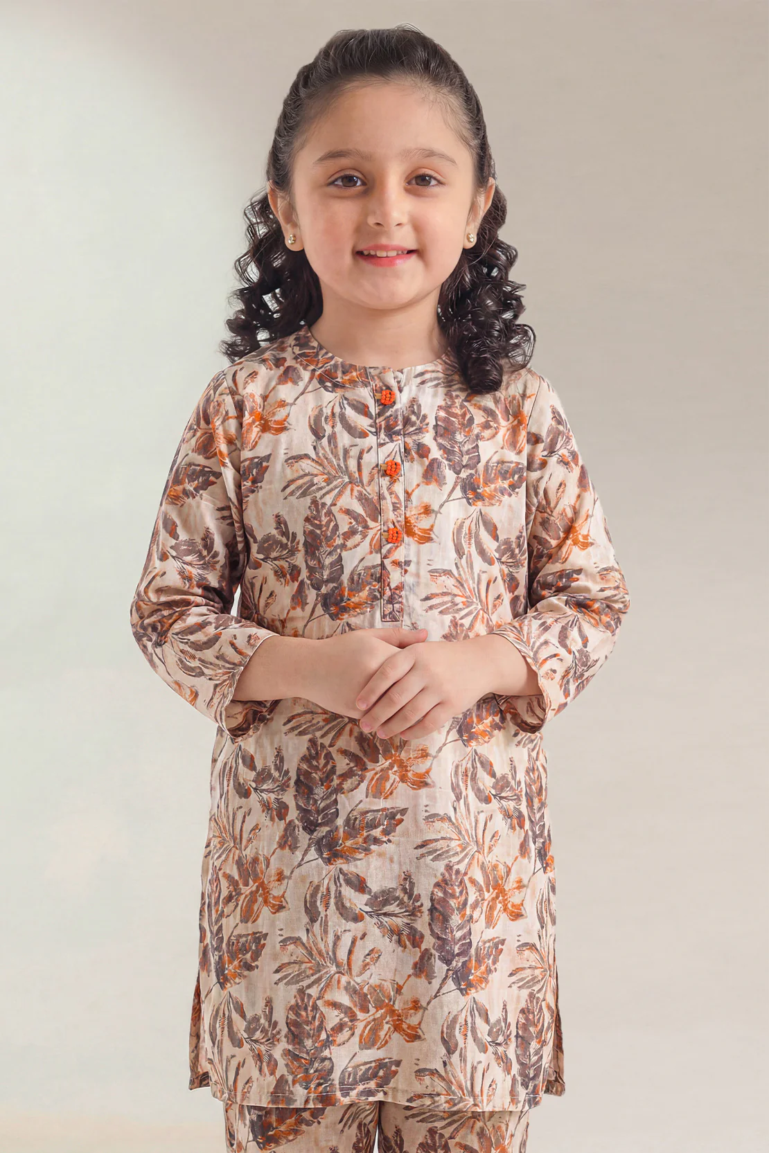 Printed Lawn Stitched 2 Piece (Shirt/Trouser) For Kids - Image 4