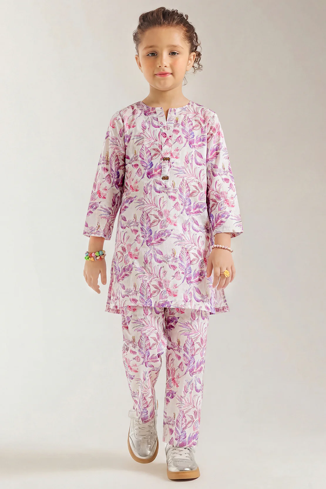 Printed Lawn Stitched 2 Piece (Shirt/Trouser) For Kids