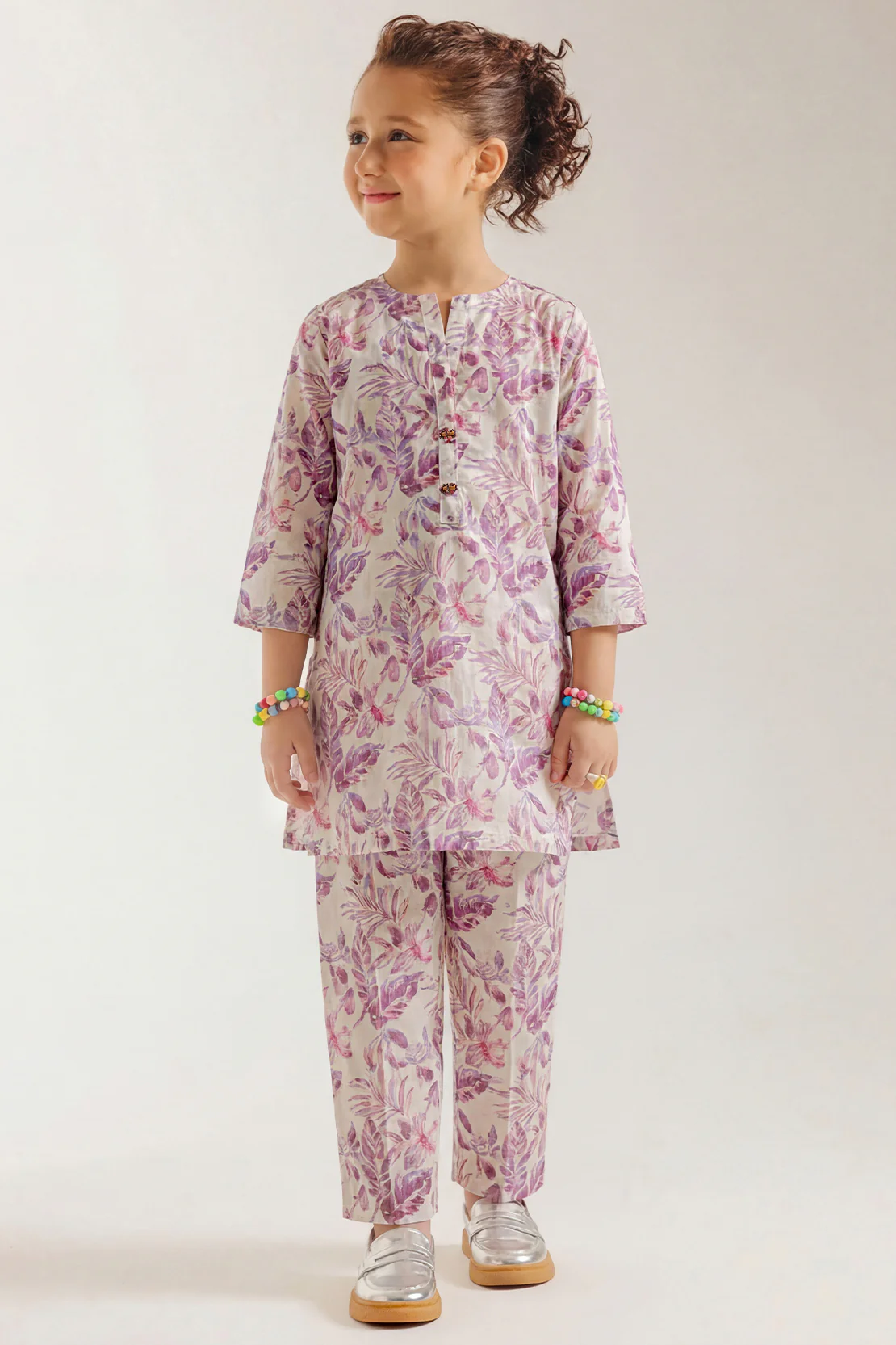 Printed Lawn Stitched 2 Piece (Shirt/Trouser) For Kids - Image 3