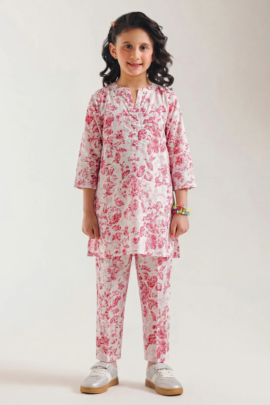 Printed Lawn Stitched 2 Piece (Shirt/Trouser) For Kids