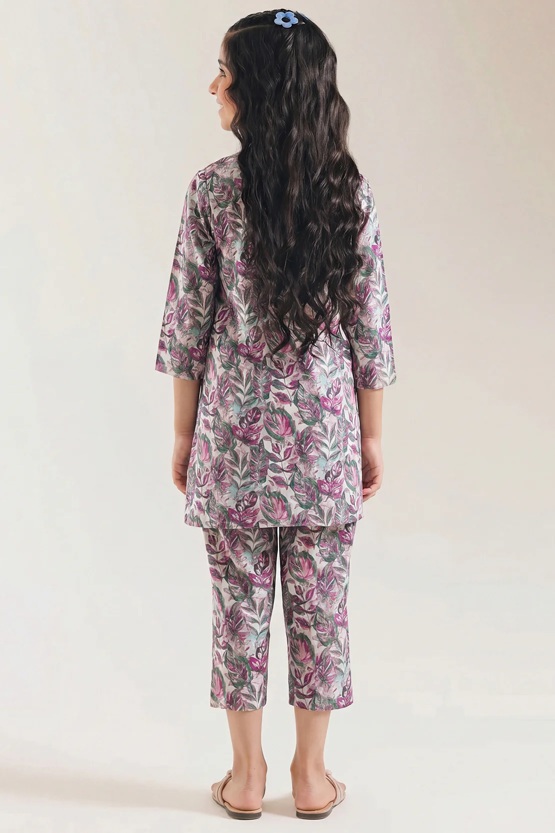 Printed Lawn Stitched 2 Piece (Shirt/Trouser) For Kids - Image 4