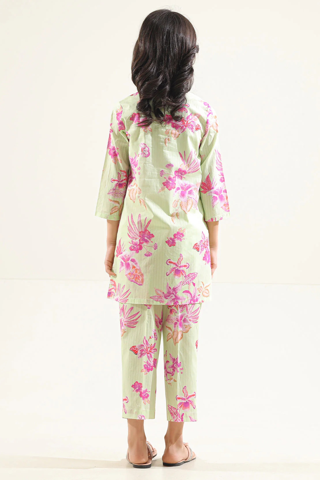 Printed Lawn Stitched 2 Piece (Shirt/Trouser) For Kids - Image 3