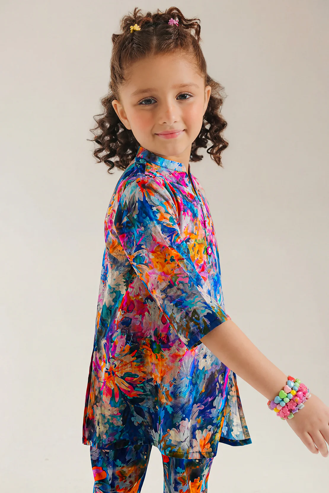 Printed Lawn Stitched 2 Piece (Shirt/Trouser) For Kids - Image 2