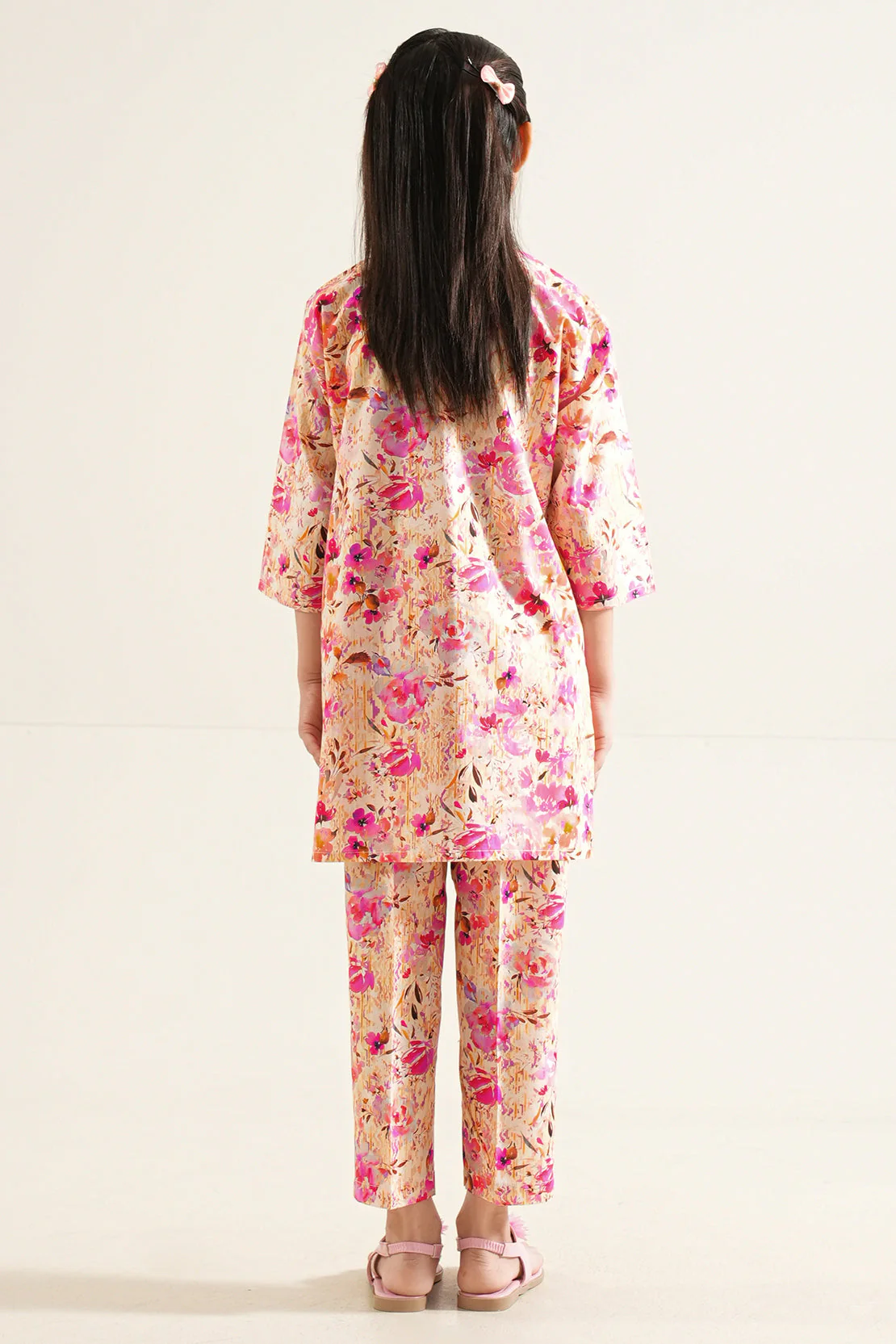 Printed Lawn Stitched 2 Piece (Shirt/Trouser) For Kids - Image 3