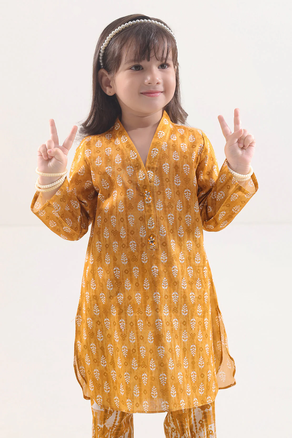 Printed Lawn Stitched 2 Piece (Shirt/Trouser) For Kids - Image 2