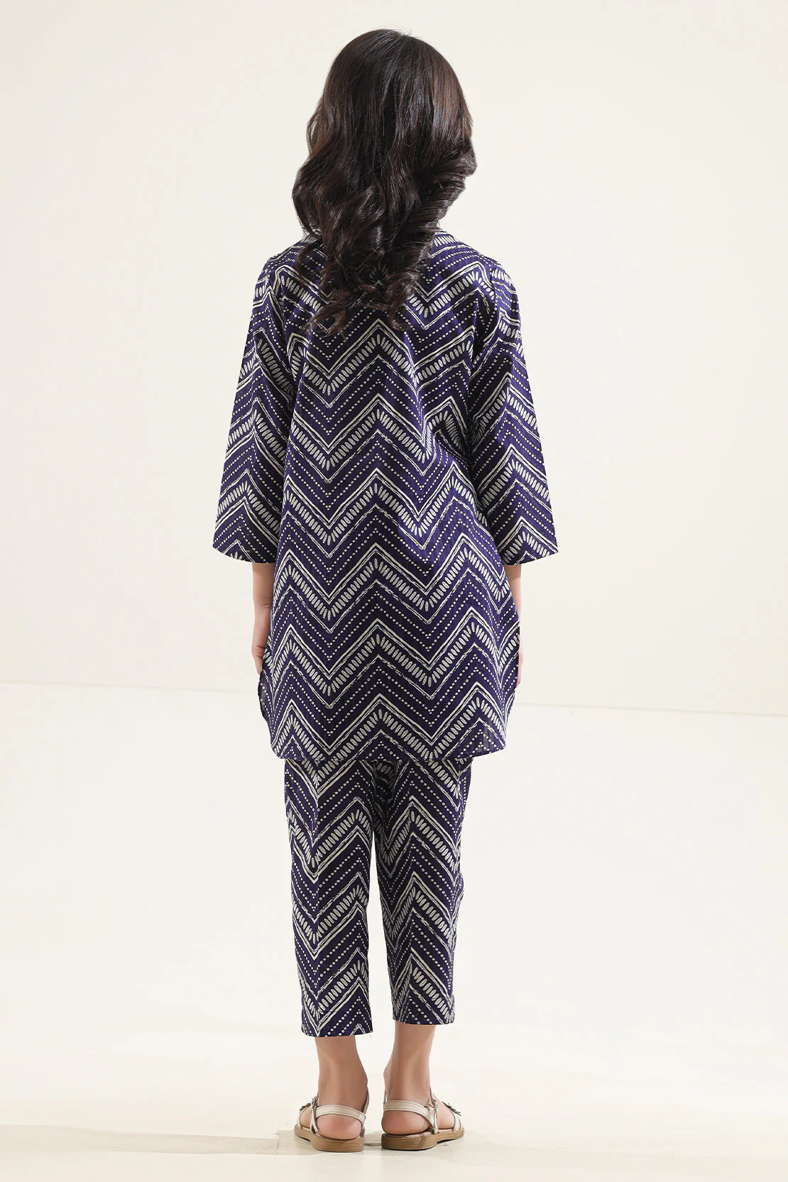Printed Lawn Stitched 2 Piece (Shirt/Trouser)  For Kids - Image 3