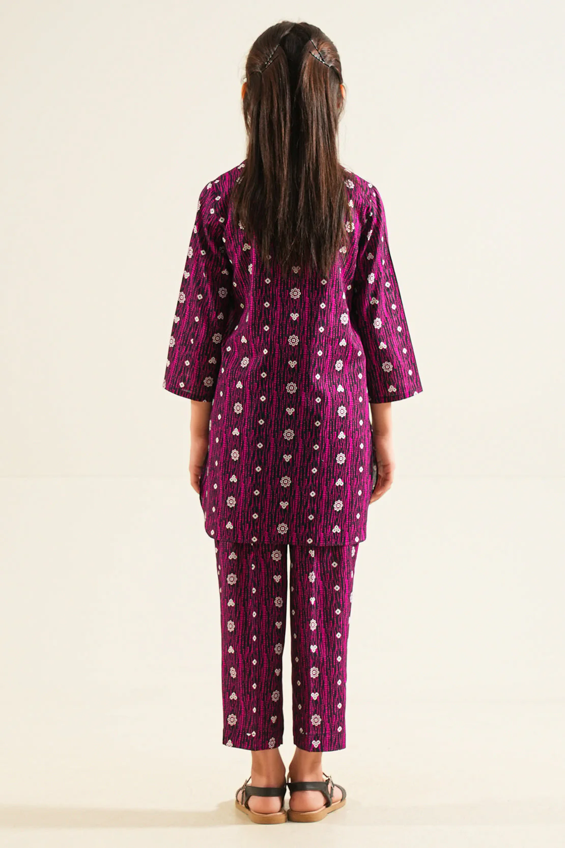 Printed Lawn Stitched 2 Piece (Shirt/Trouser) For Kids - Image 6