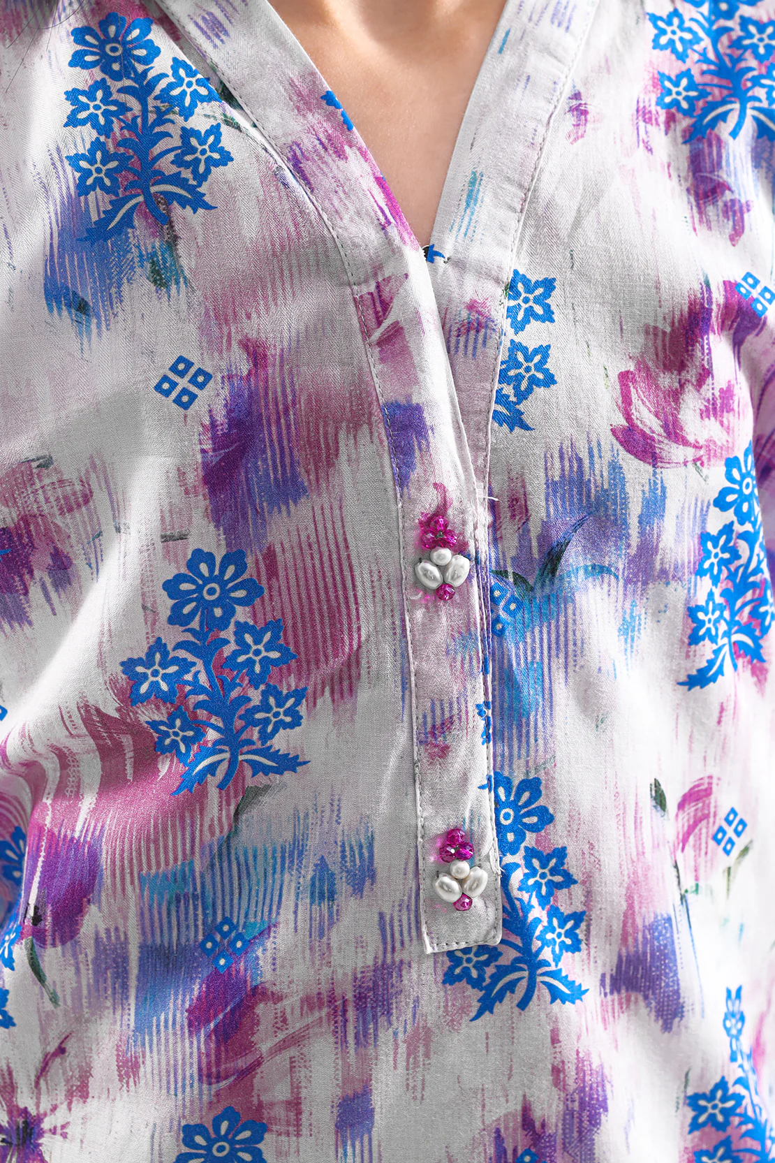 Printed Lawn Stitched 2 Piece (Shirt/Trouser)  For Kids - Image 3