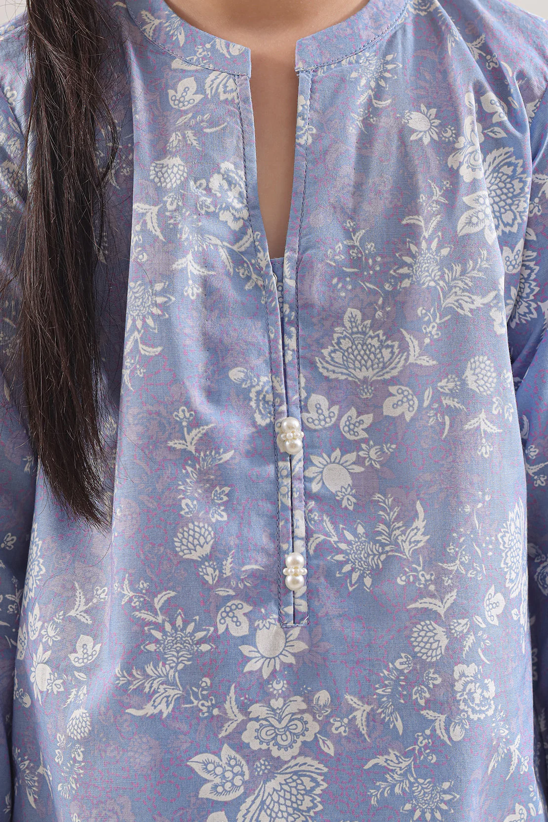Printed Lawn Stitched 2 Piece (Shirt/Trouser) For Kids - Image 4
