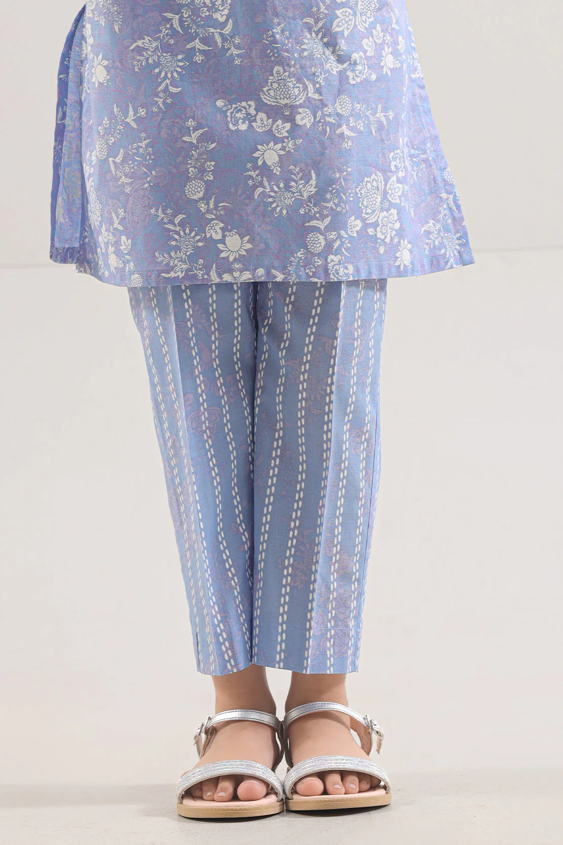 Printed Lawn Stitched 2 Piece (Shirt/Trouser) For Kids - Image 6