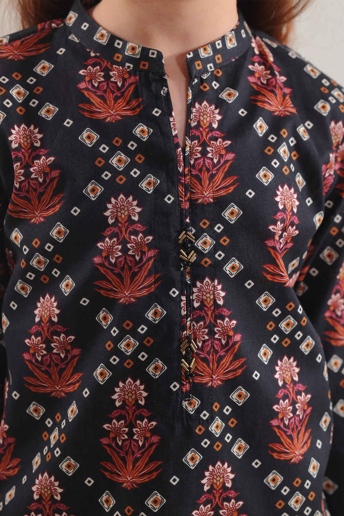 Printed Lawn Stitched 2 Piece (Shirt/Trouser) For Kids - Image 4