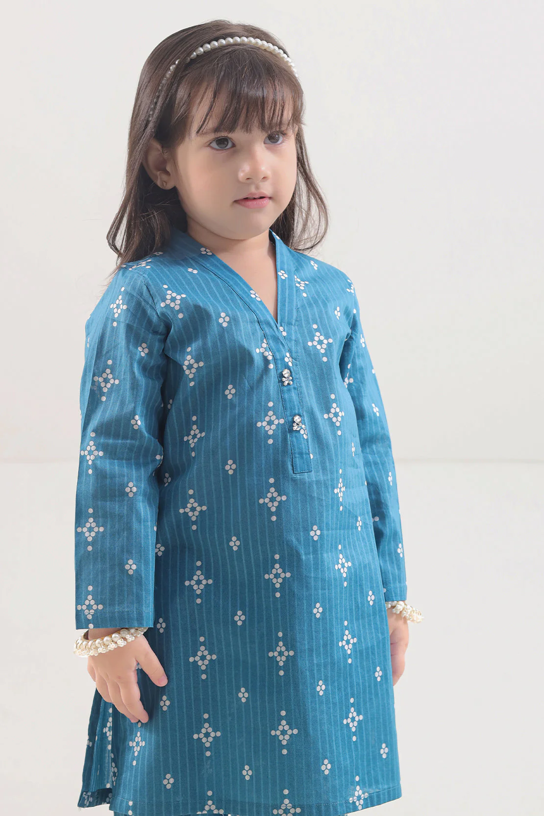 Printed Lawn Stitched 2 Piece (Shirt/Trouser) For Kids - Image 3