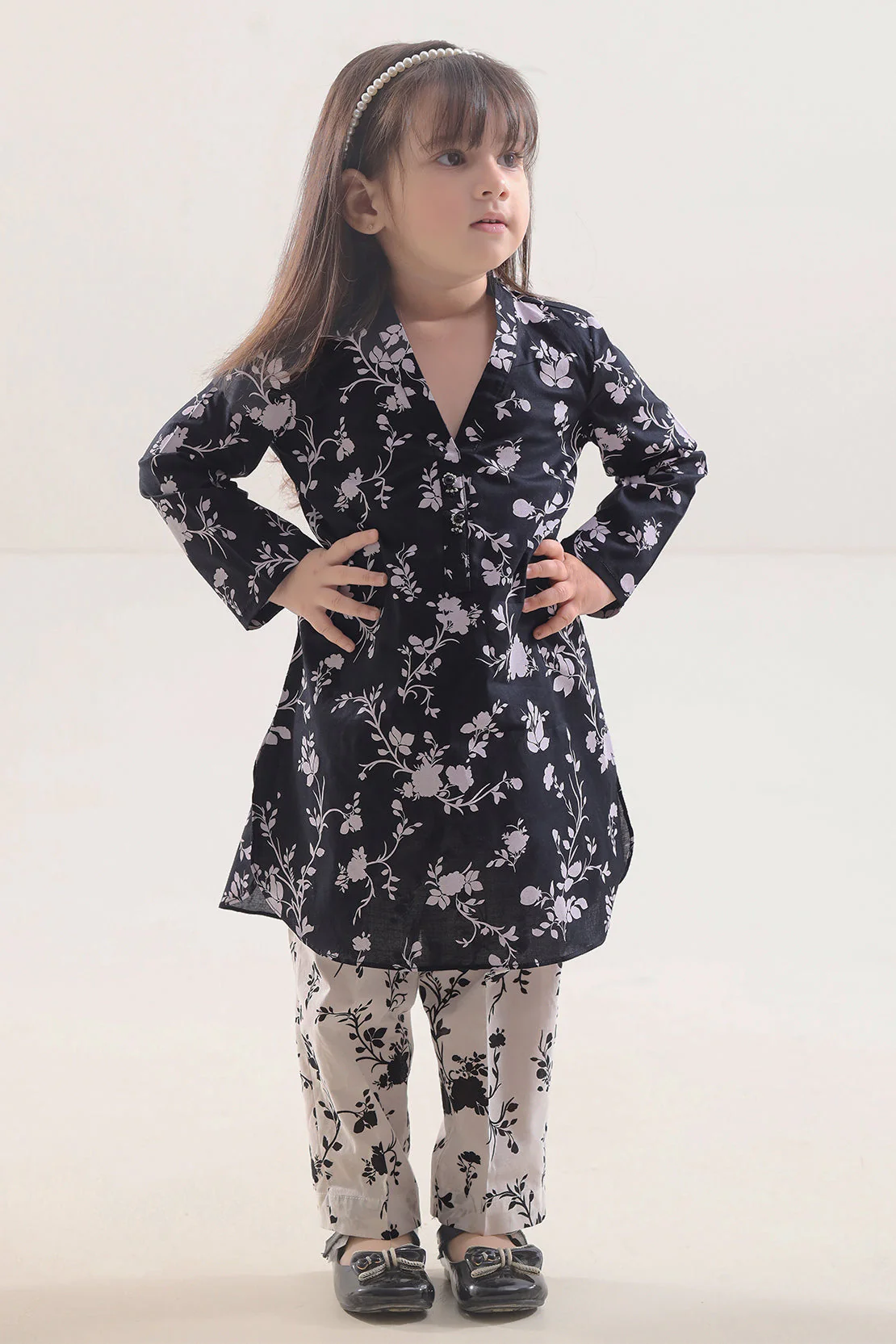 Printed Lawn Stitched 2 Piece (Shirt/Trouser) For Kids