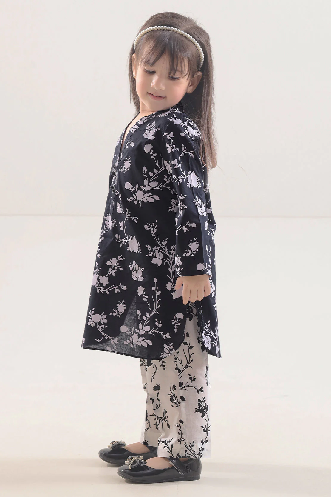 Printed Lawn Stitched 2 Piece (Shirt/Trouser) For Kids - Image 2
